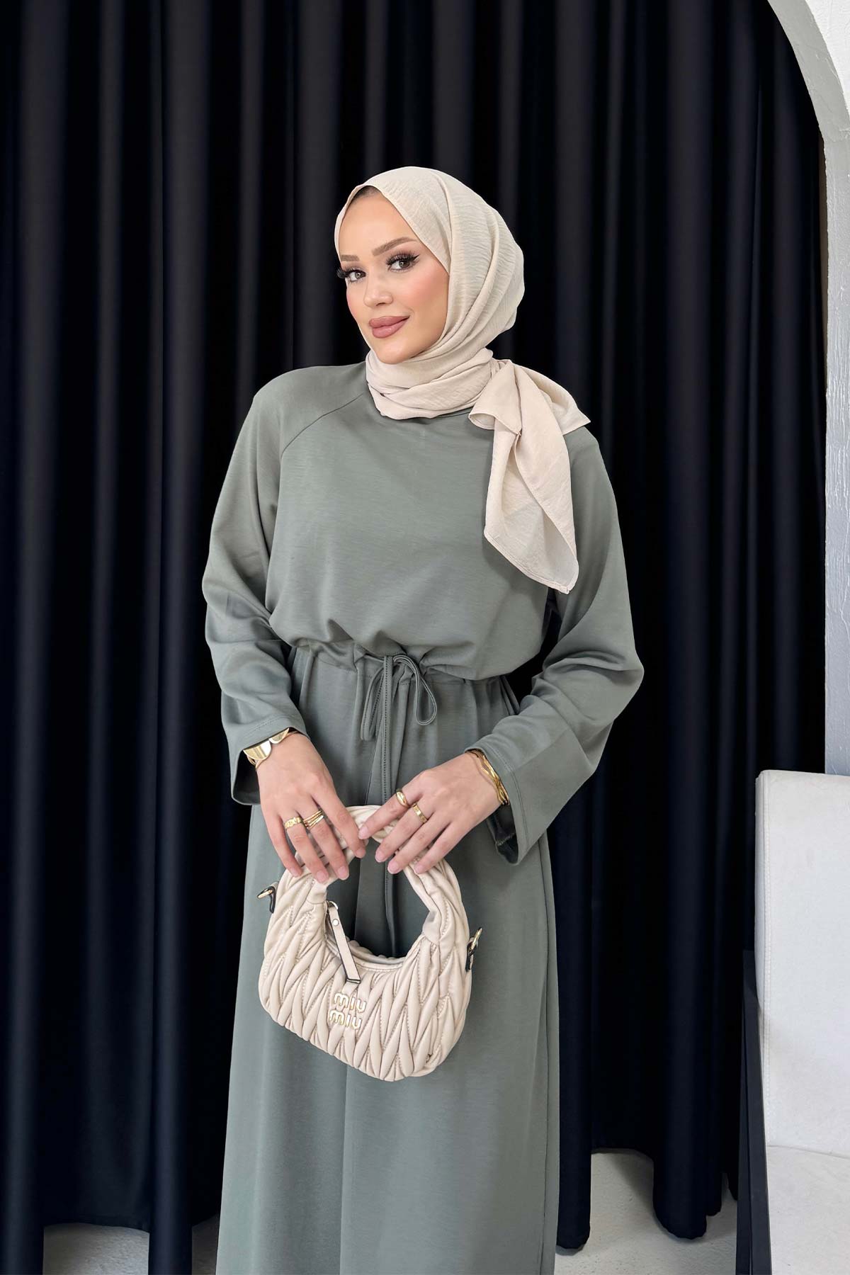 Modal Elbise 68-6203