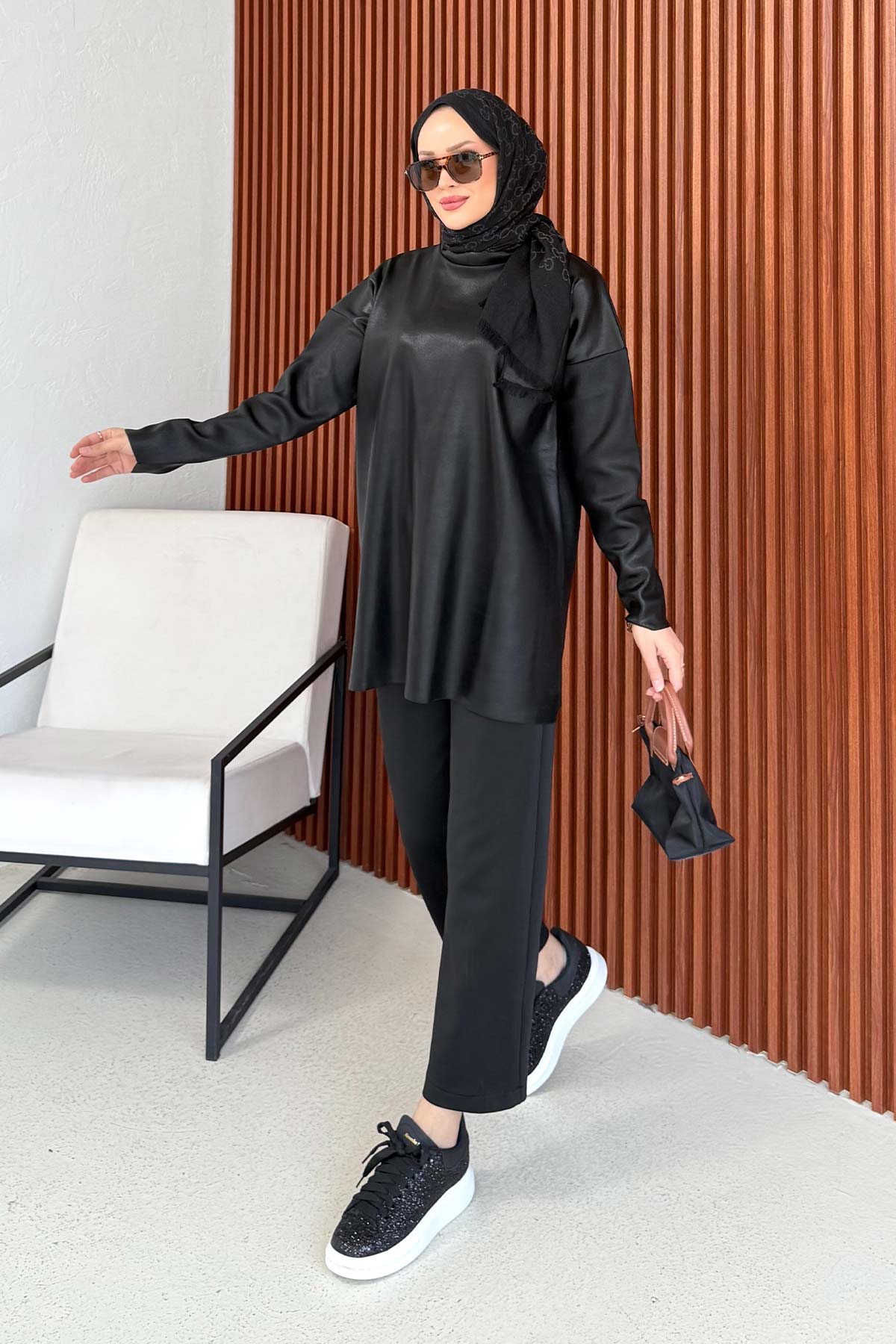 Varaklı Tunik 32-7040-3