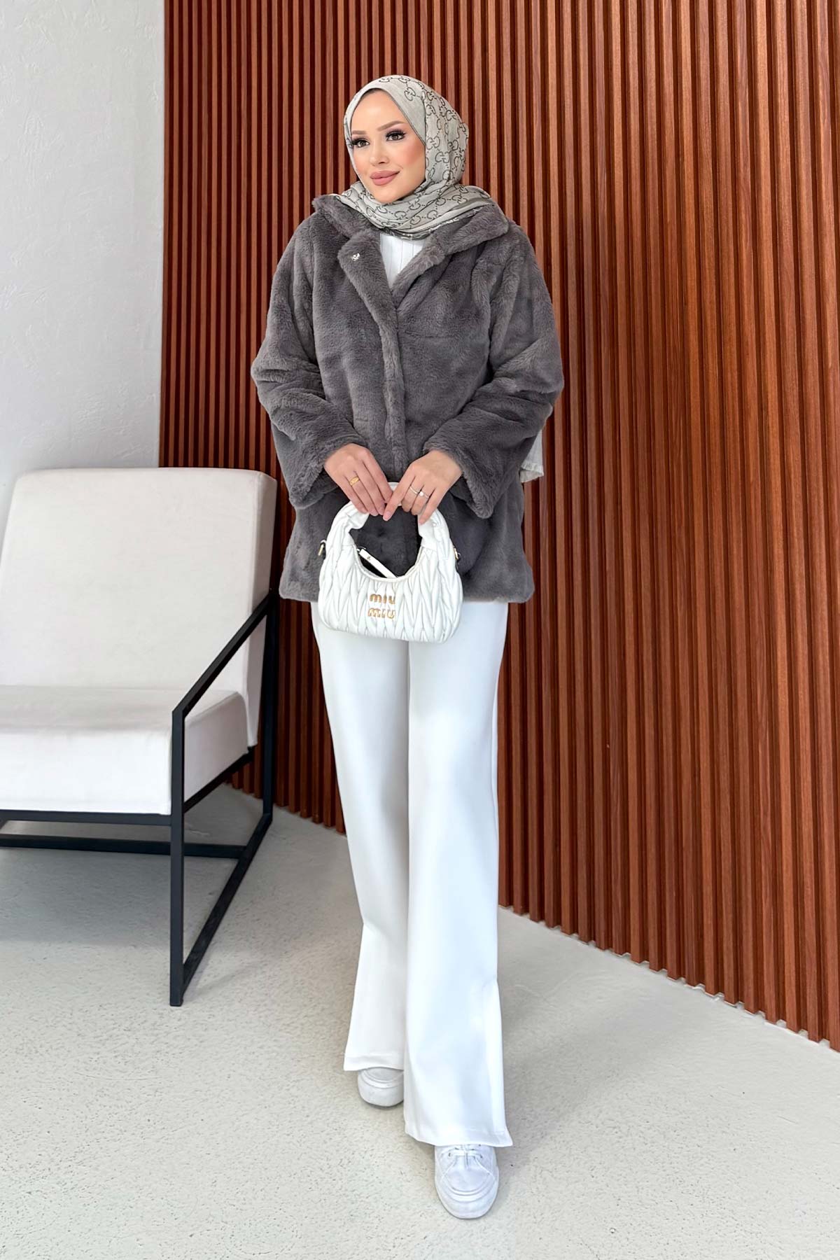 Suni Kürk Mont 32-2226-1