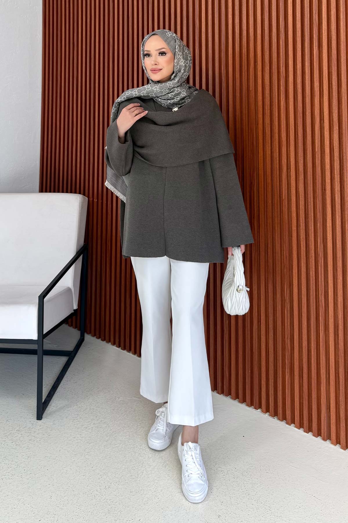 Triko Şallı Hırka 3-1519