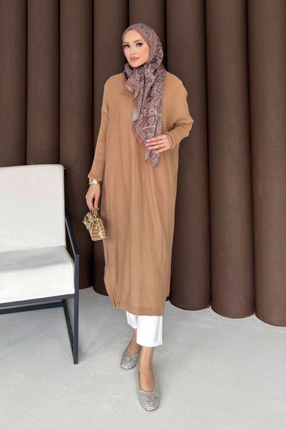 Uzun Triko Tunik 70-2096