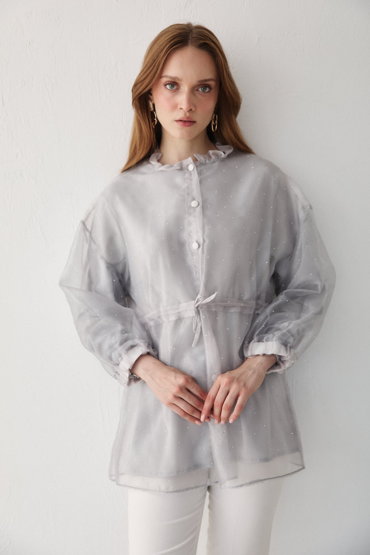 Taşlı Organze Kap 32-3508-1