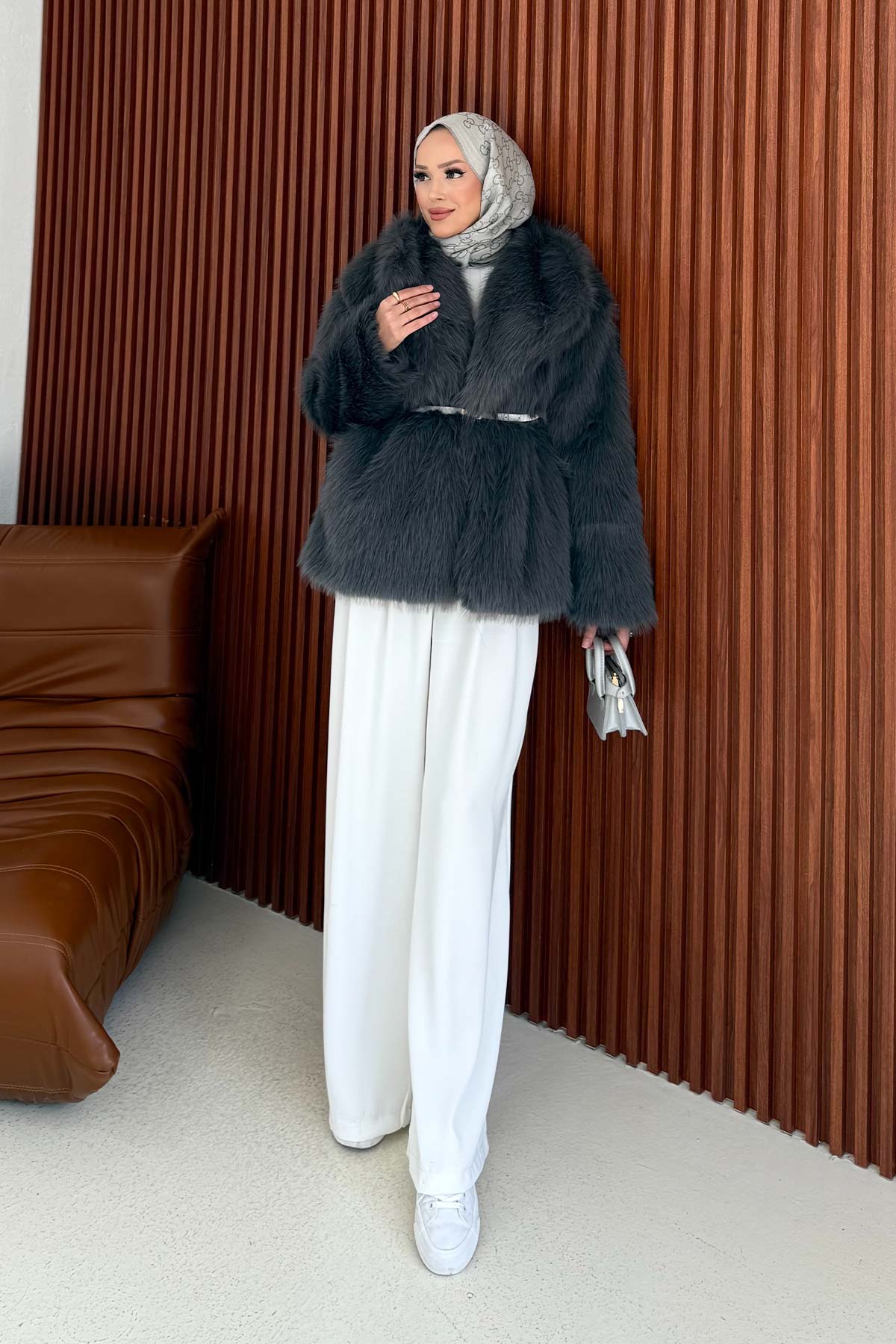 Suni Kürk Mont 32-6204