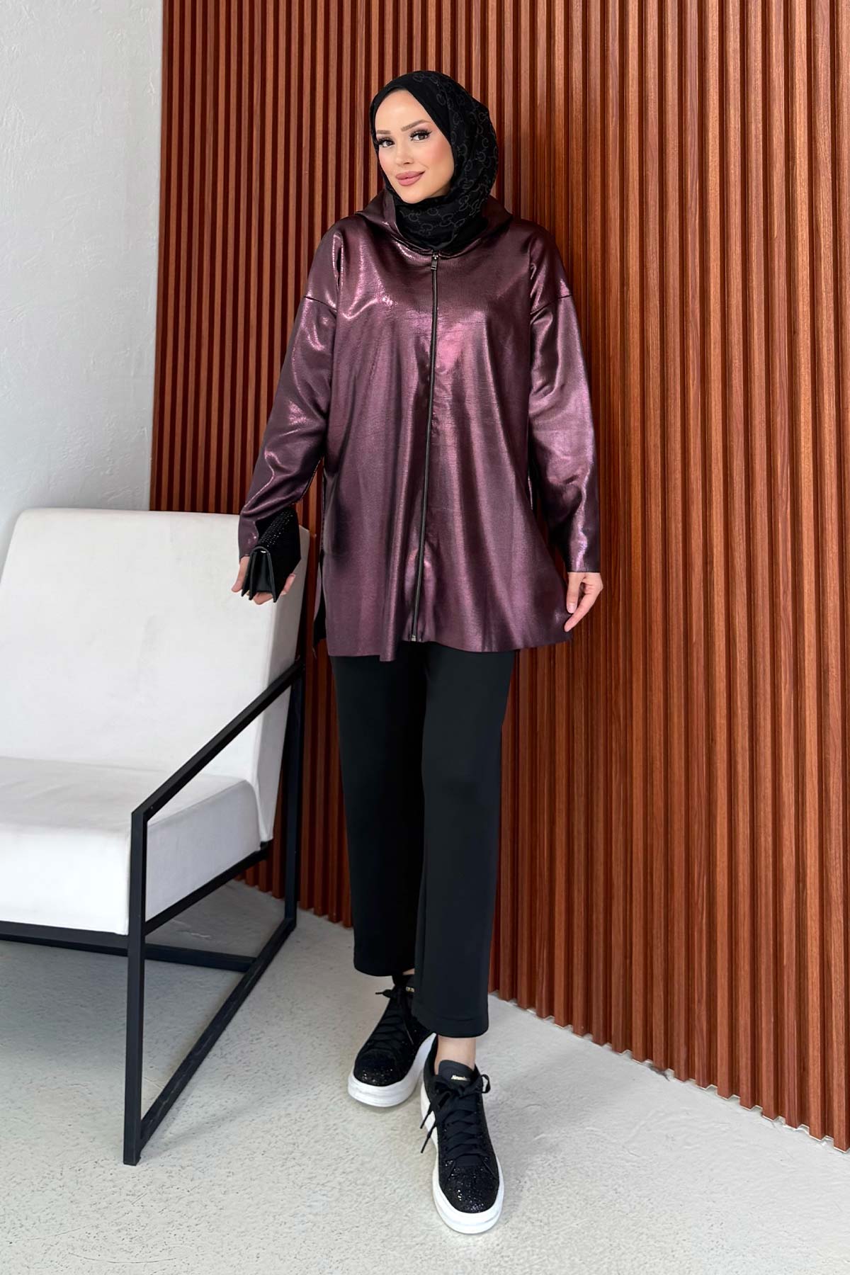 Varaklı Hırka 32-7045-1