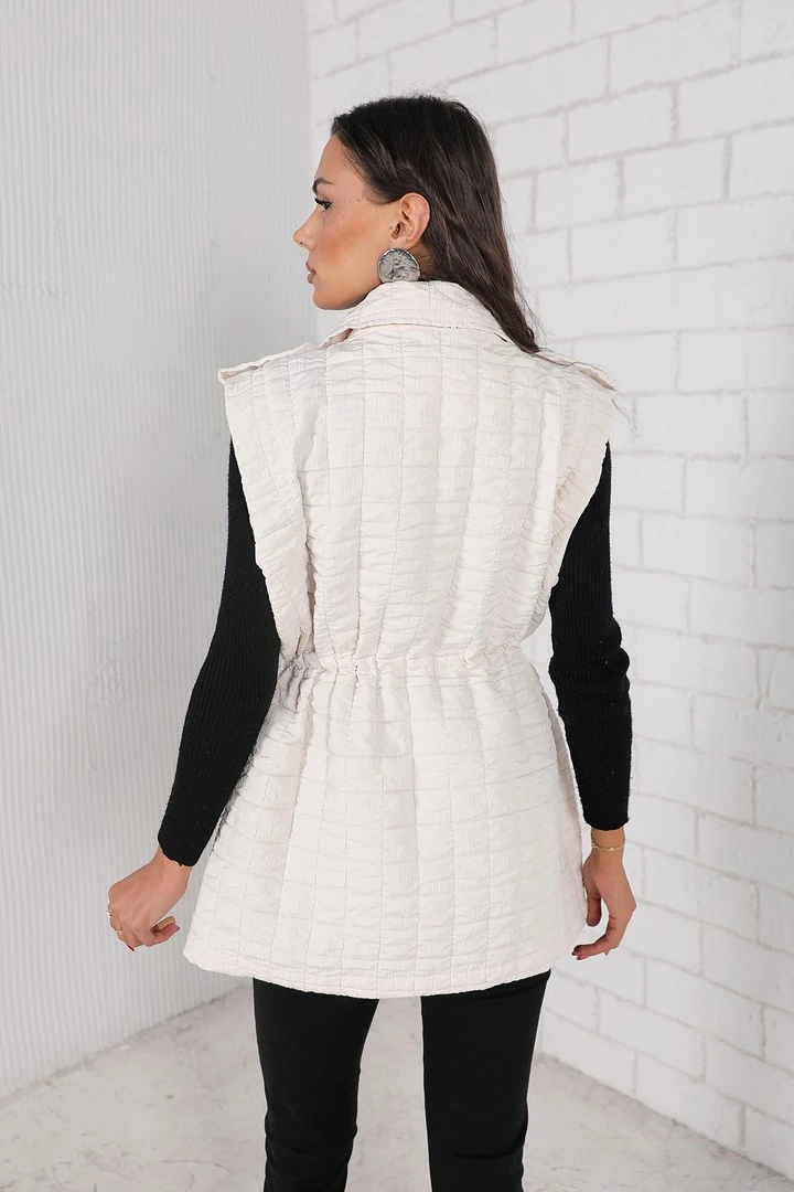 Taşlı Kapitone Yelek 32-2232