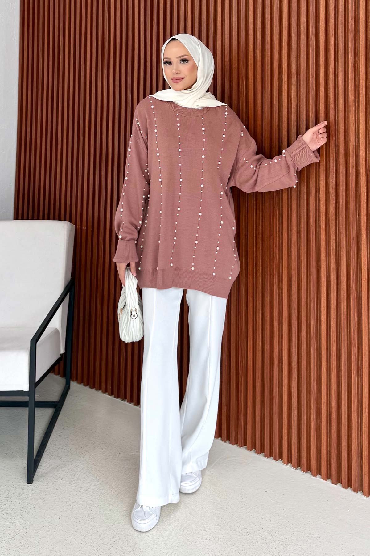 İncili Triko Kazak 32-7001-1