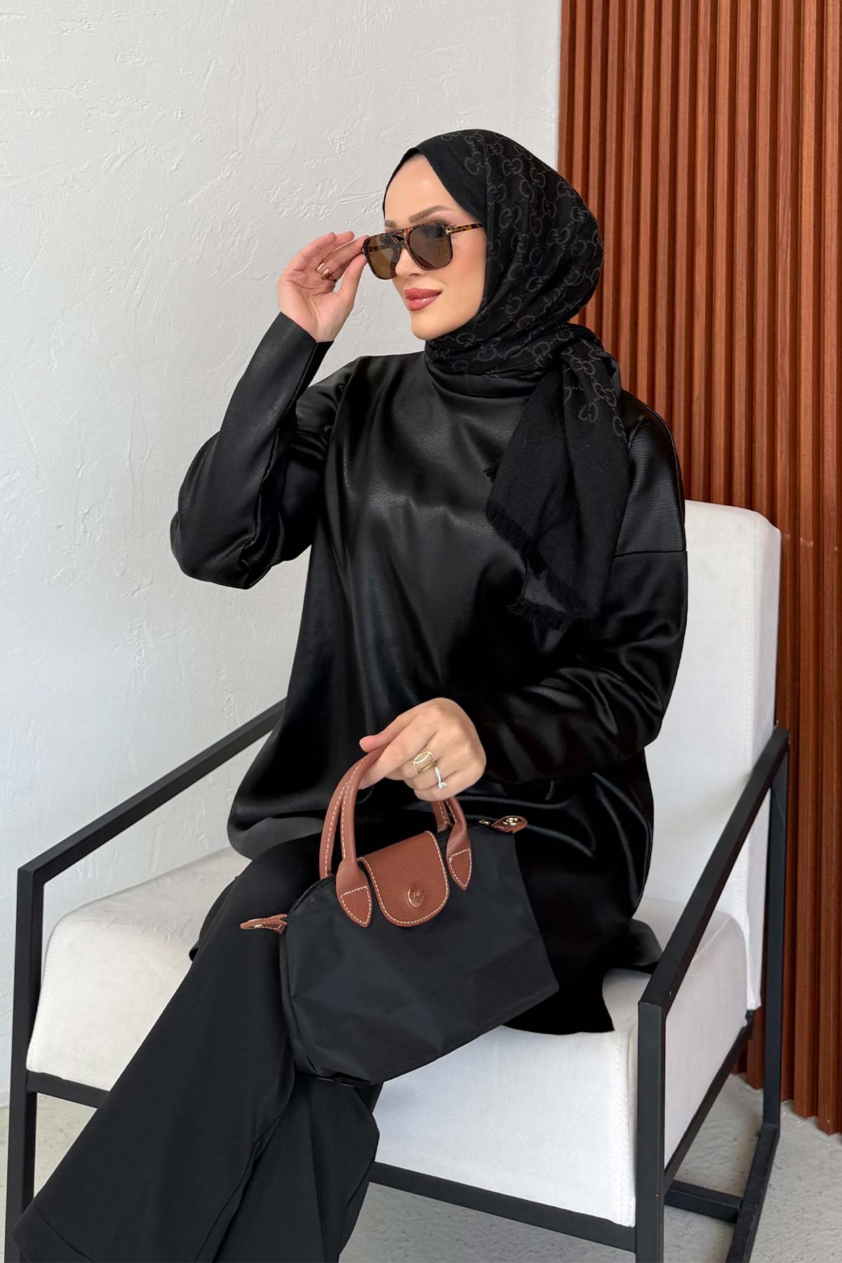 Varaklı Tunik 32-7040-3