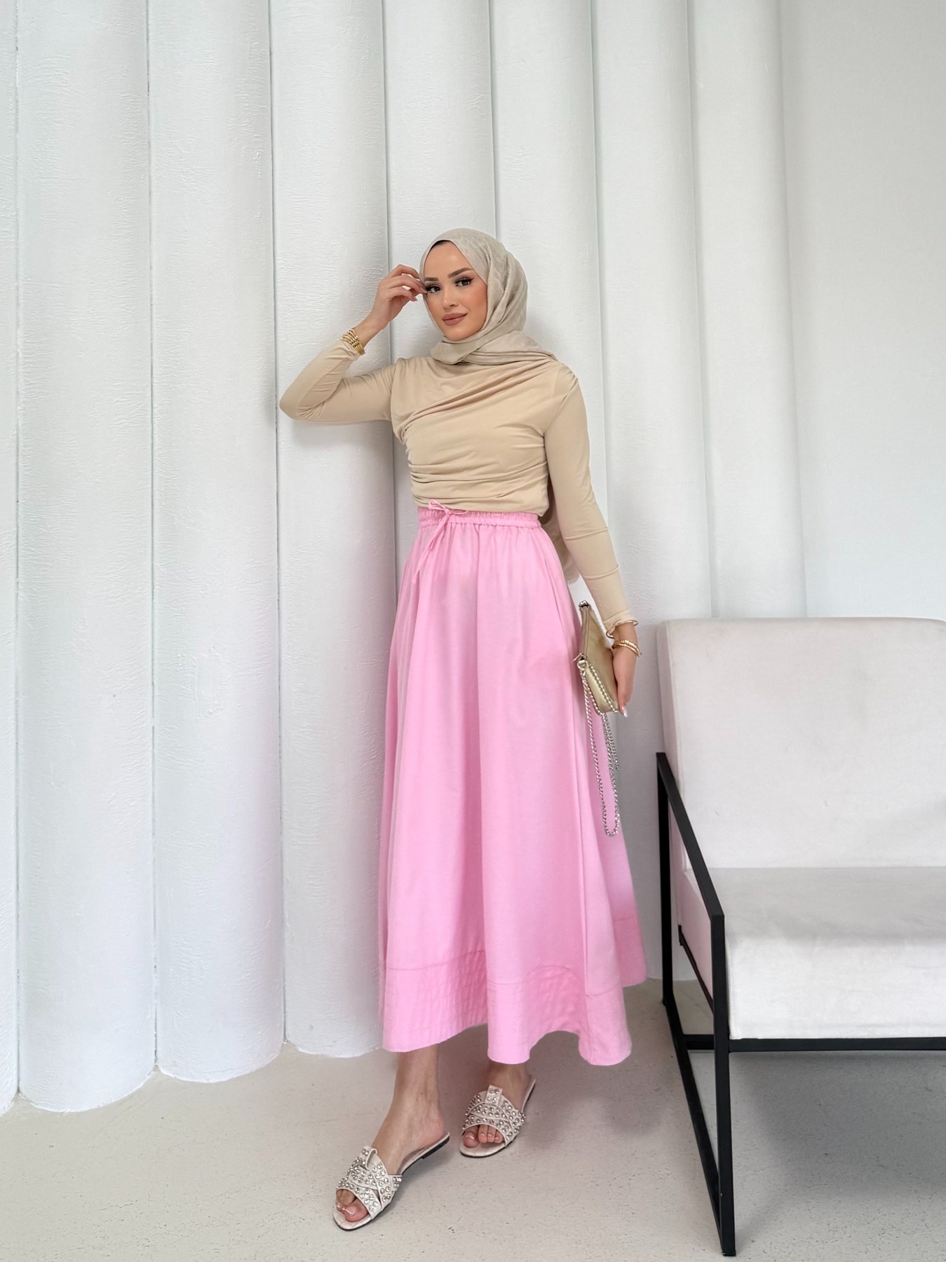 Poplin Etek 68-6166