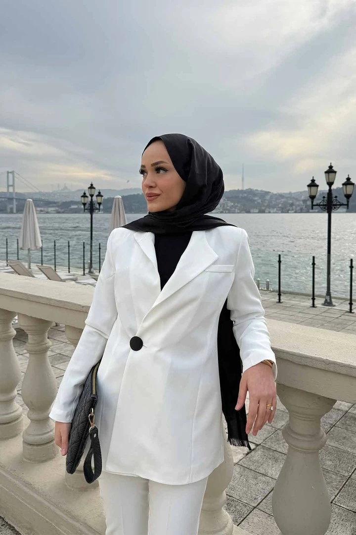 Astarlı Krep Ceket 32-2301