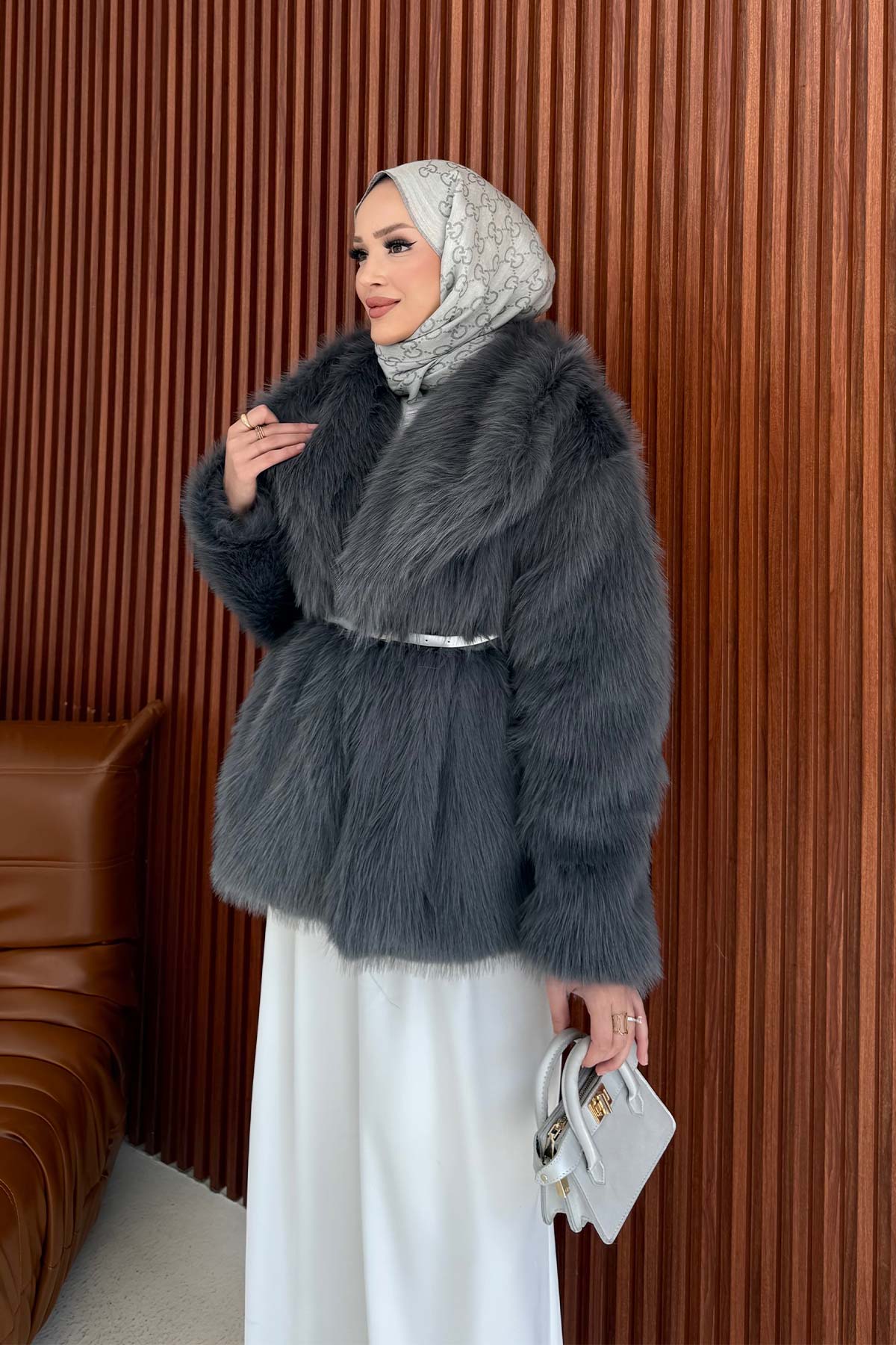 Suni Kürk Mont 32-6204