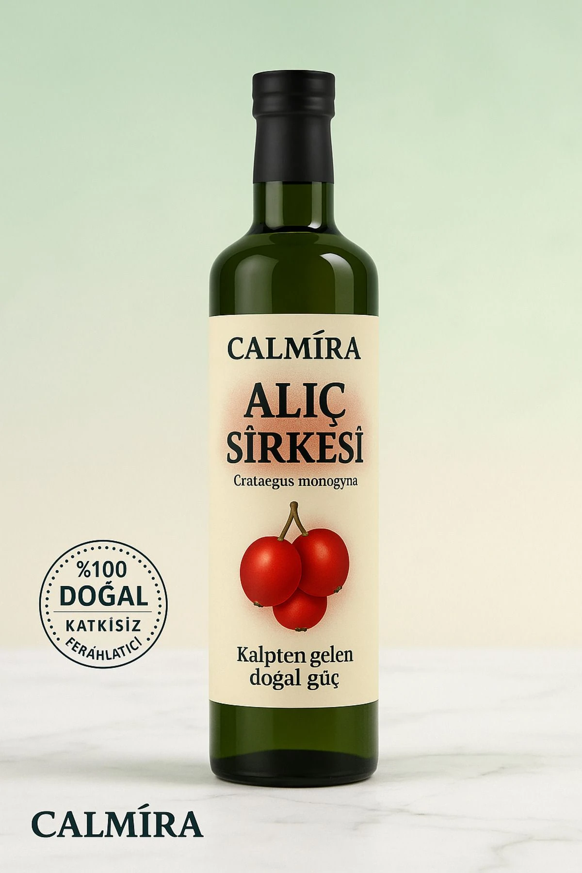 Alıç Sirkesi 500 ml Doğal Fermantasyon ( Natural Fermentation Hawthorn Vinegar)