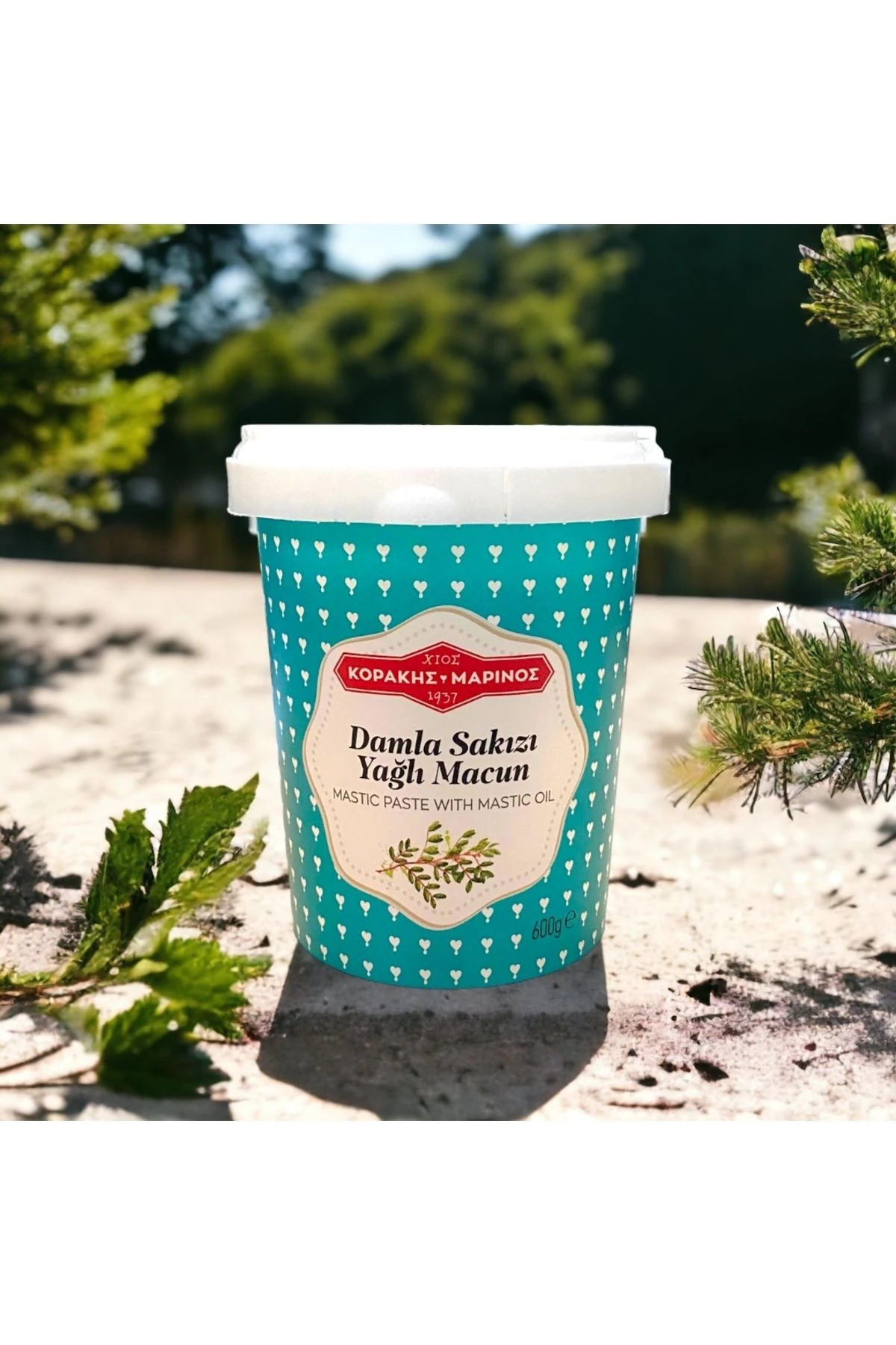 Korakis Marinos Damla Sakızı Yağlı Macun 600 gr Ithal