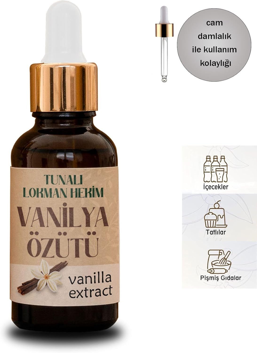 Tunalı Vanilya Özütü 20 ml