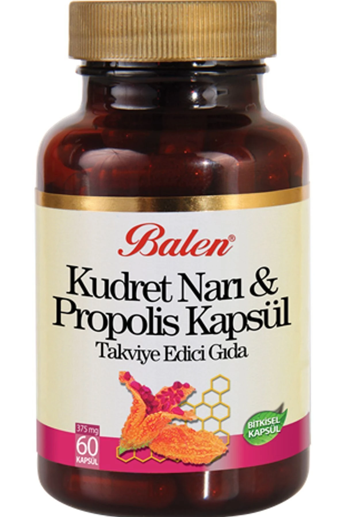 Balen Kudret Narı - Propolis Kapsül 375 Mg 60 Adet Kapsül