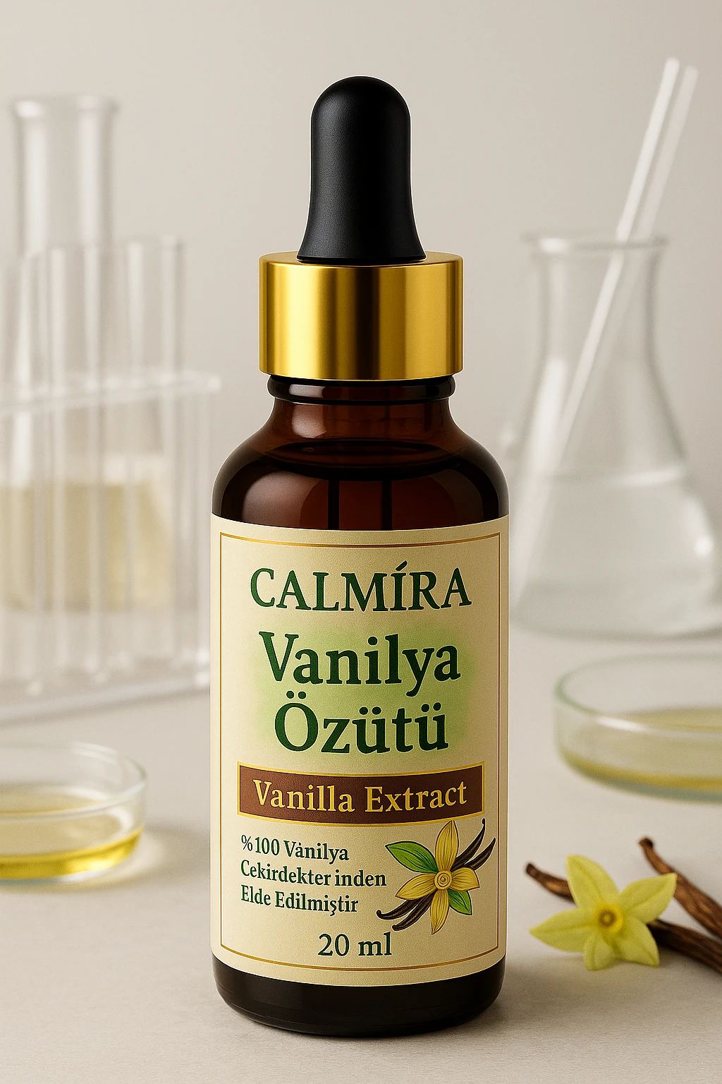 Vanilya Özütü (Ekstraktı) 20 ml - Vanilla Extract