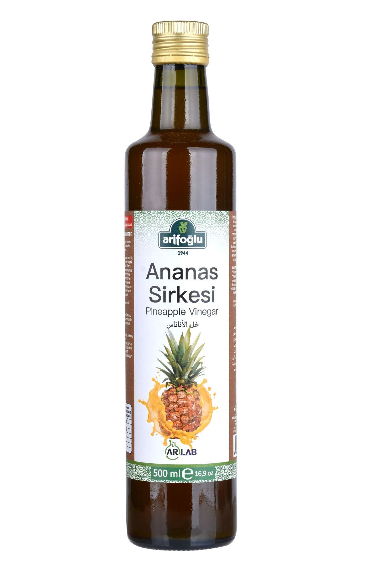 Arifoğlu Ananas Sirkesi 500ml Doğal Fermantasyon Bromelain