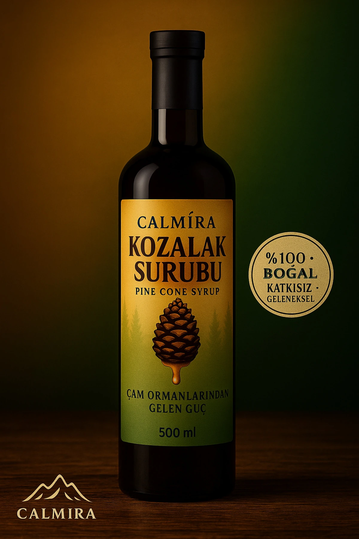 Kozalak Şurubu 500 Ml Doğal - (cone syrup) - C vitamini içeren