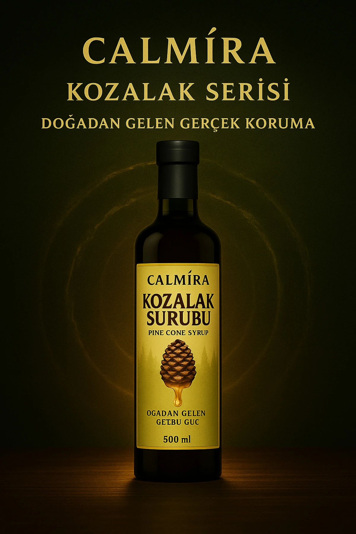 Kozalak Şurubu 500 Ml Doğal - (cone syrup) - C vitamini içeren