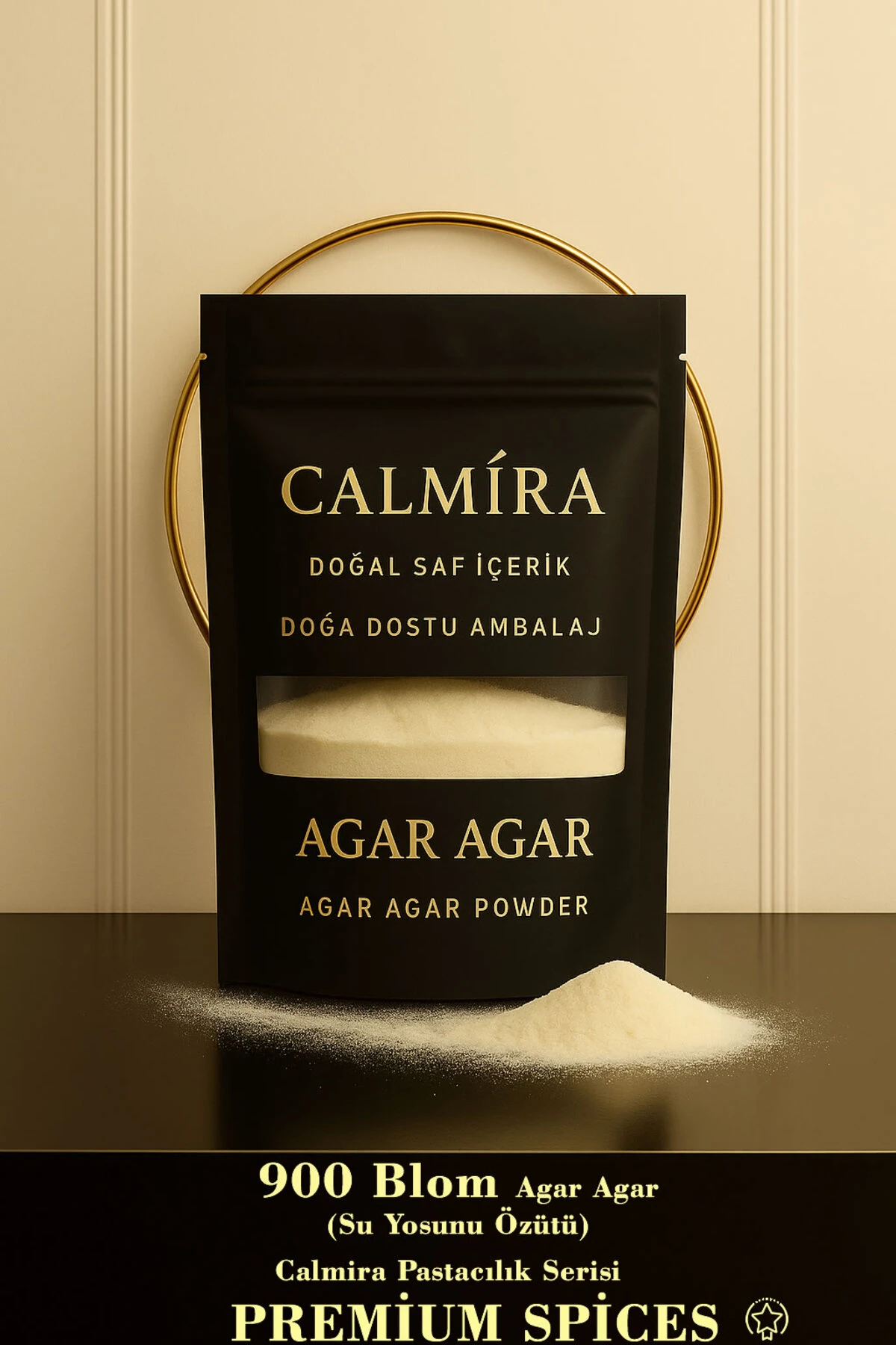CALMİRA Agar Agar (900 Blom) 85gr Su Yosunu Özütü (BİTKİSEL JELATİN)