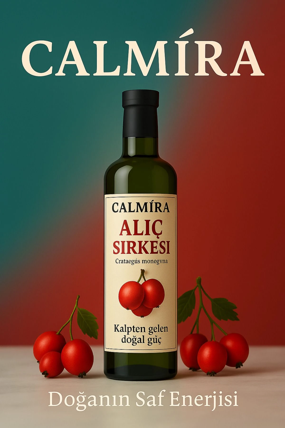 Alıç Sirkesi 500 ml Doğal Fermantasyon ( Natural Fermentation Hawthorn Vinegar)