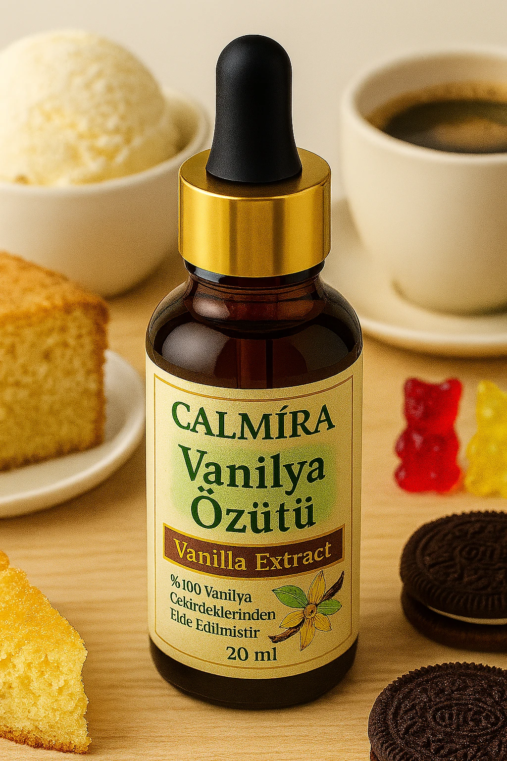 Vanilya Özütü (Ekstraktı) 20 ml - Vanilla Extract