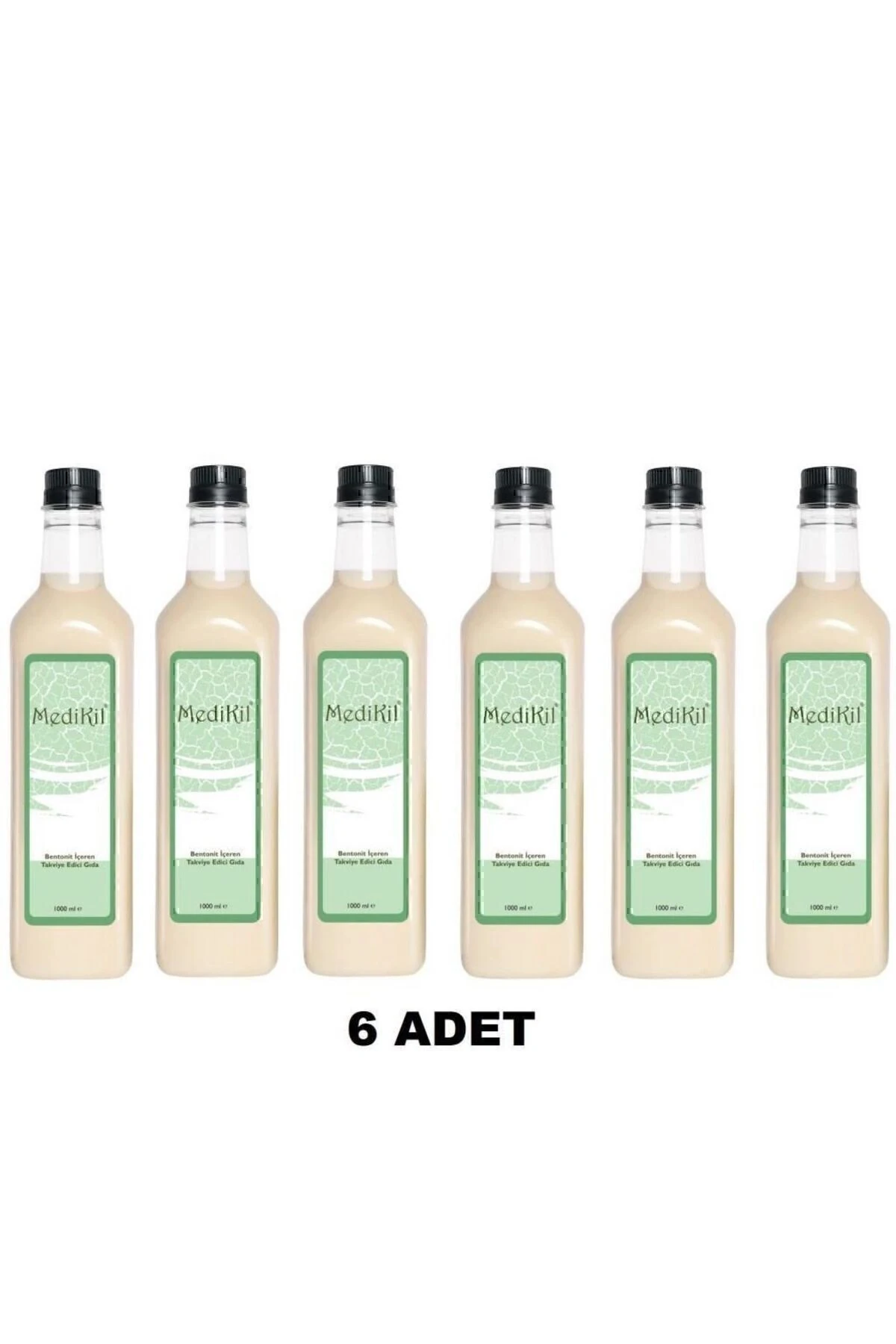 Medikil Bentonit Kili Sıvı Solüsyon 1000 Ml (6 Adet)