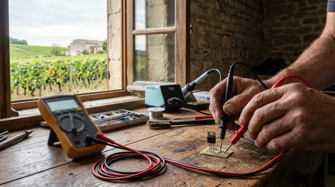 Multimetreyle MOSFET sağlamlılık kontrolü