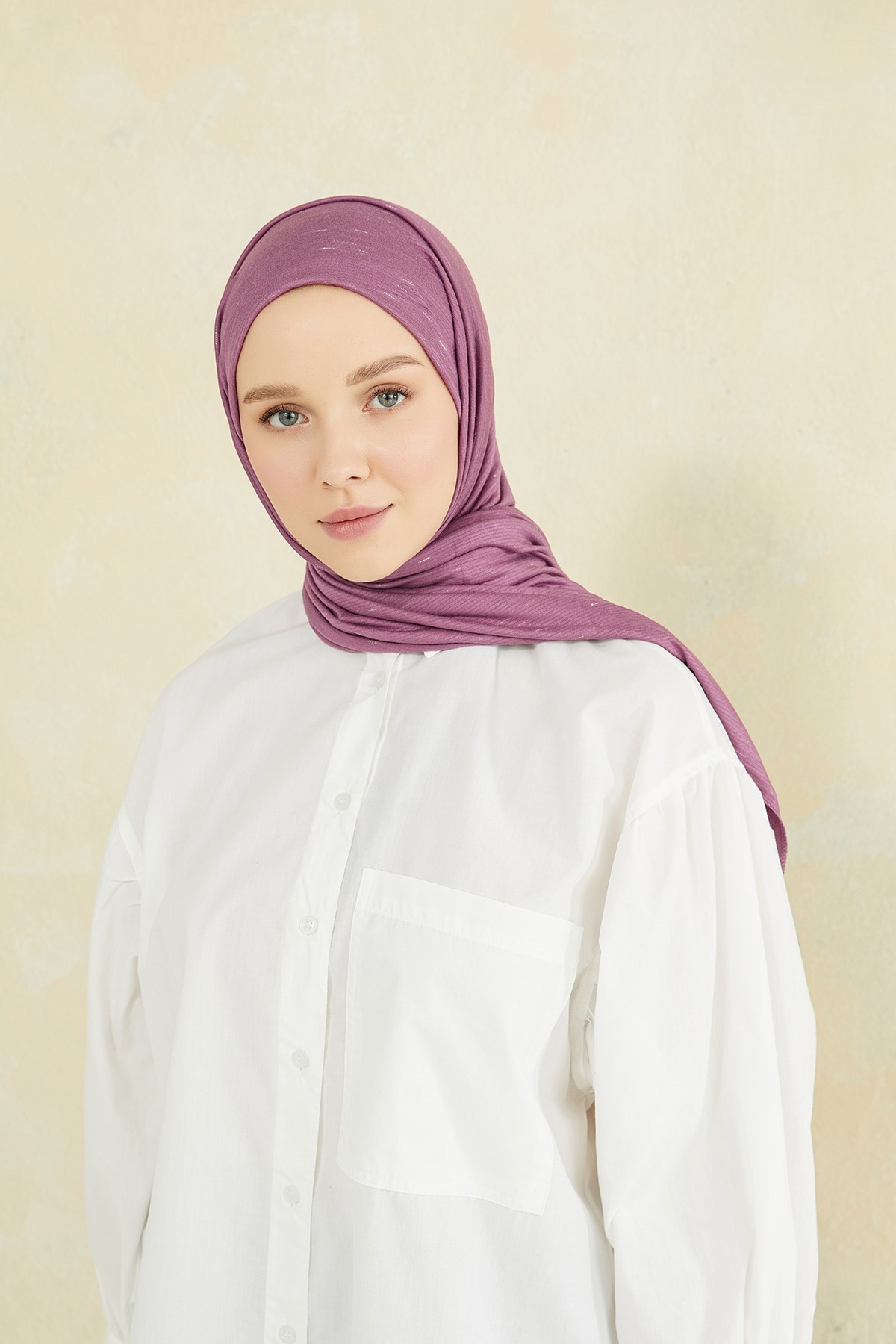 Print Premium Jersey Hijab Magnolia