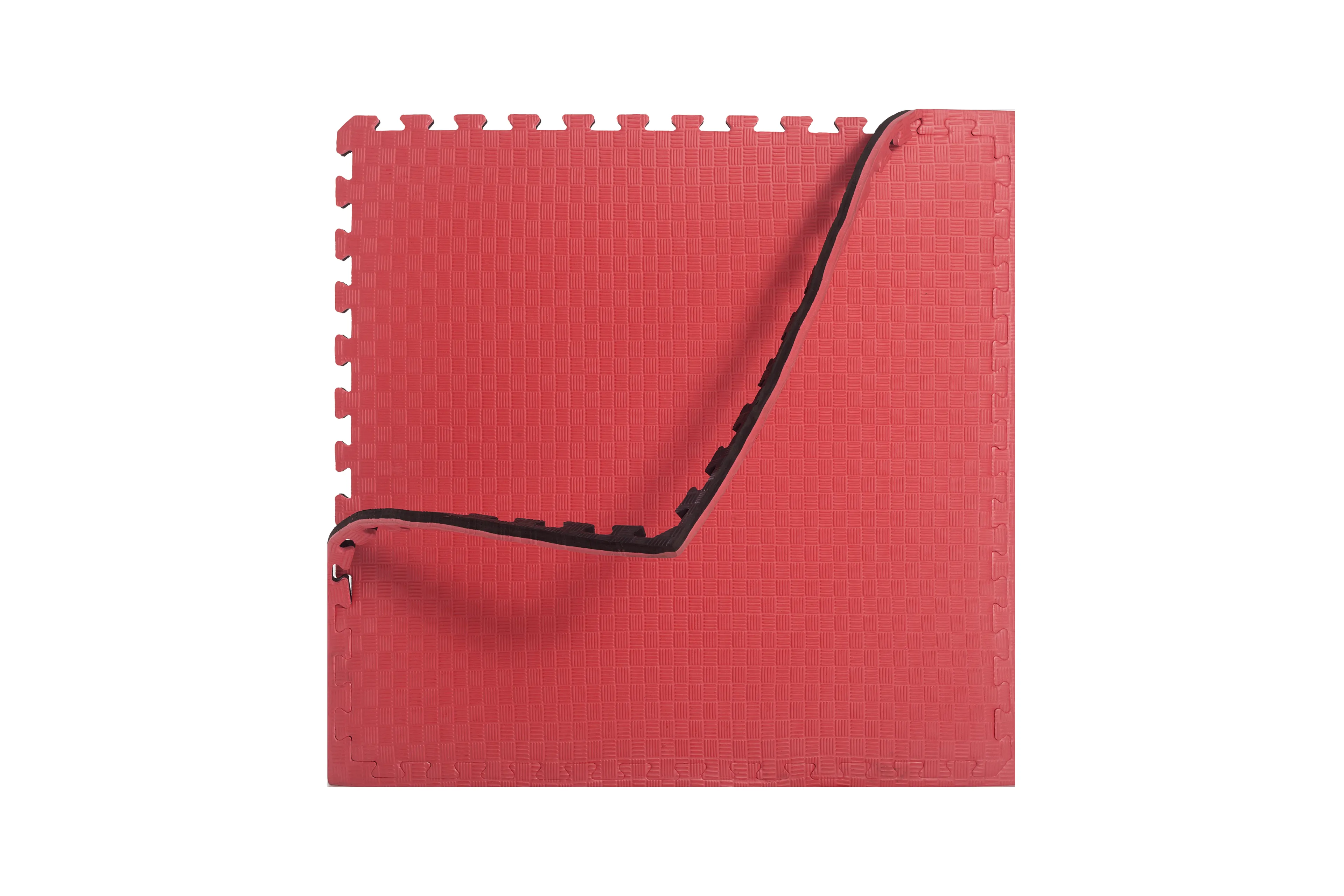 Tatami minderi 23mm 100x100 - kırmızı-siyah