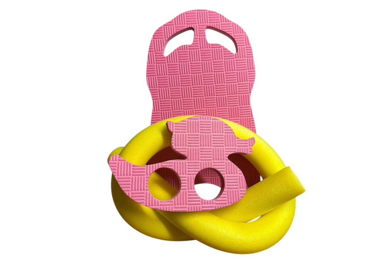 YÜZME TAHTASI PEMBE ,SARI MAKARNA,SARI KİLİT