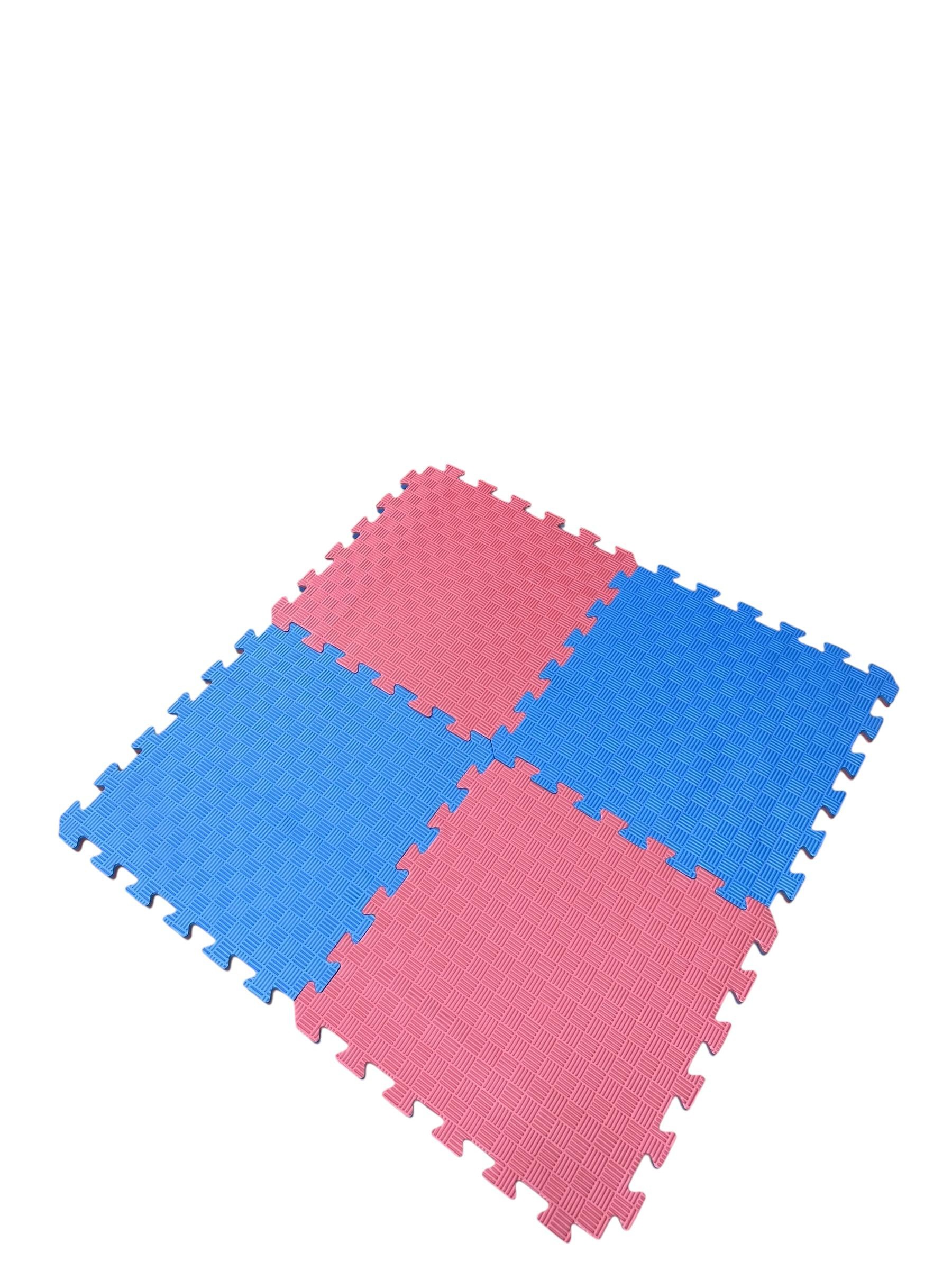 tatami minderi 50x50 20mm  - kırmızı-mavi