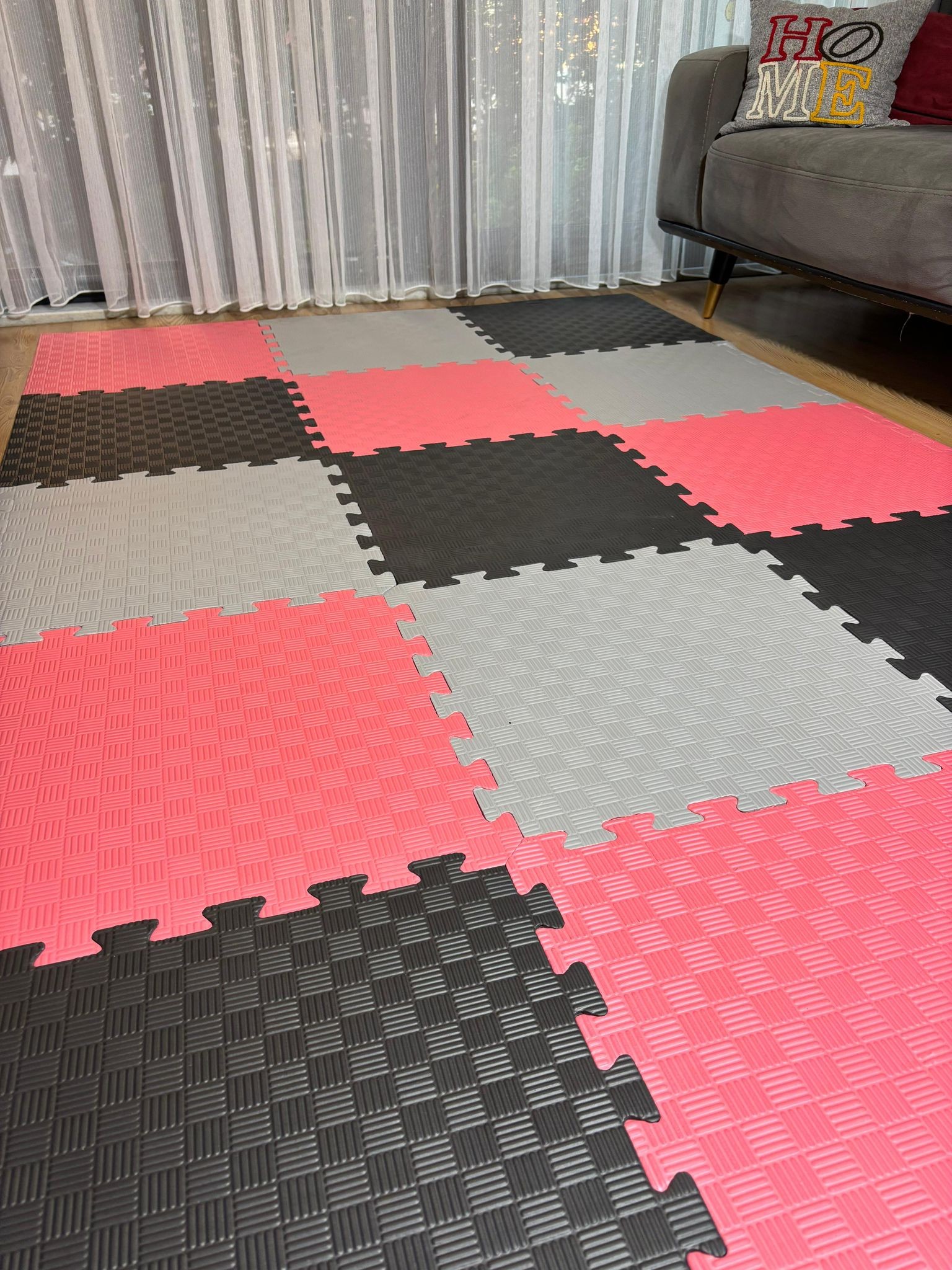tatami zemin minderi 13mm 50x50 (15 adet fiyatıdır)-(3 eşit renk gönderilecektir)