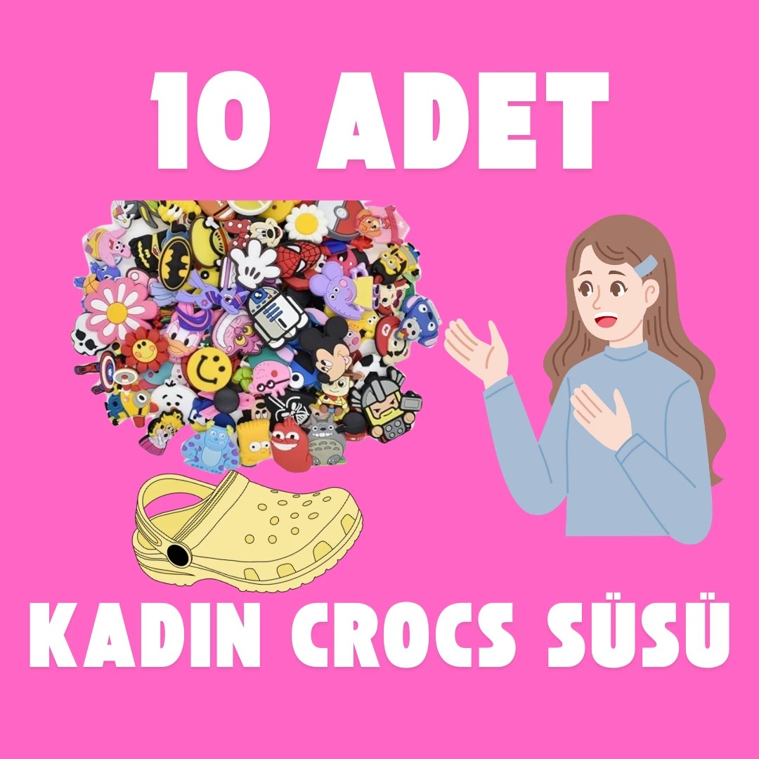Jibitz - Kadın 10 Adet