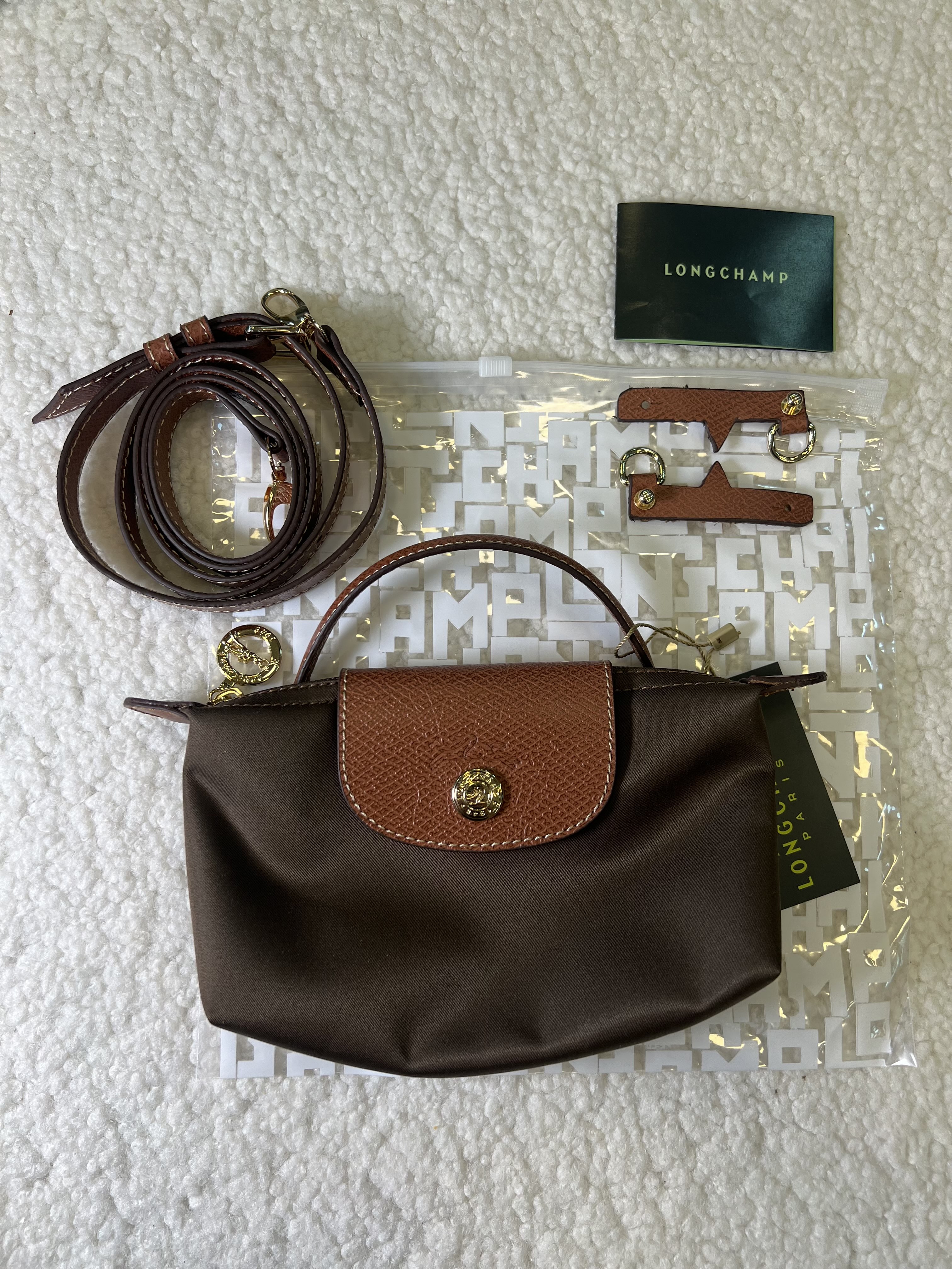 Longchamp XS Pouch İthal Orjinal Ürün (Askı İle Birlikte )