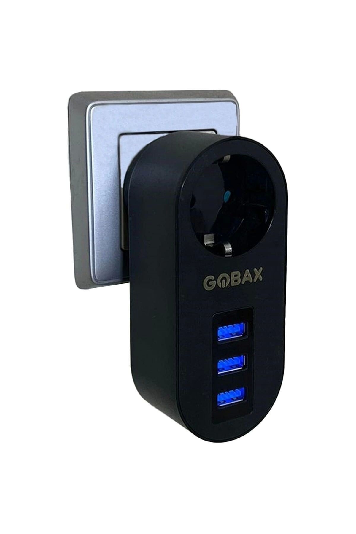 Termal Akım Korumalı Akıllı Priz 2xusb 1xtype-c Li, Çocuk Korumalı, Led Işıklı, Yüksek Isıya Dayanık