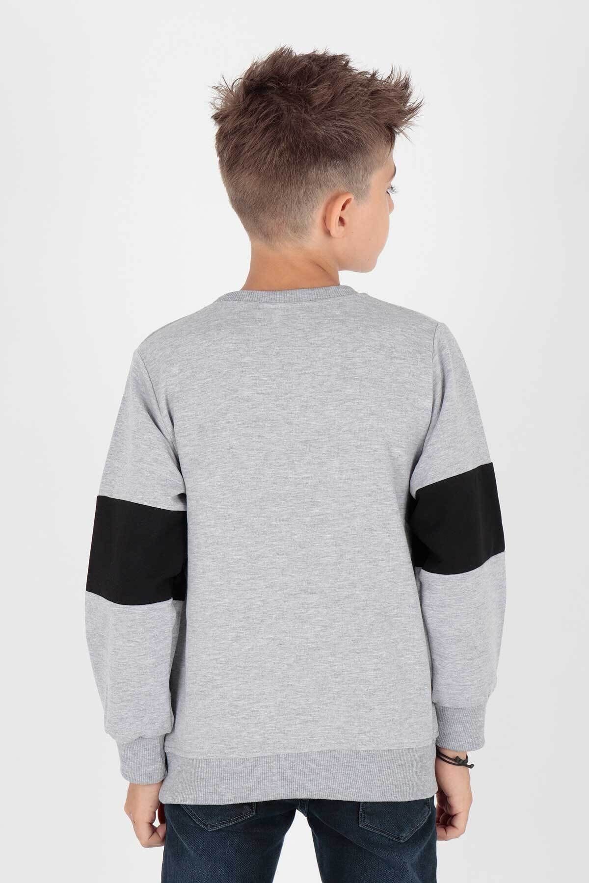 Ahenk Kids Origami Baskılı Erkek Sweat AK15160