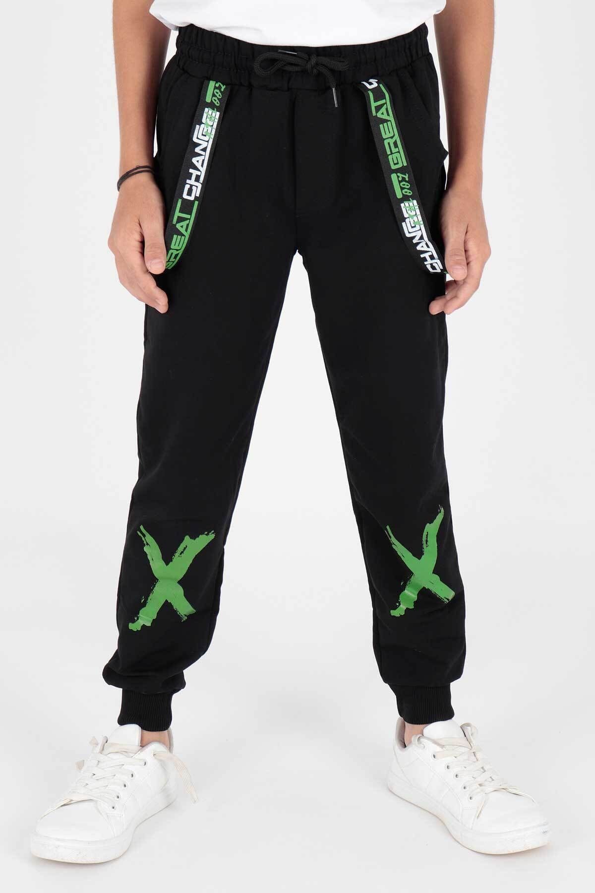 Ahenk Kids Xx Baskılı Eşofman Altı AK2105