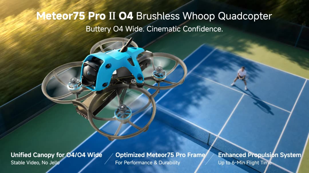 Meteor75 Pro II O4 Fırçasız Whoop Quadcopter