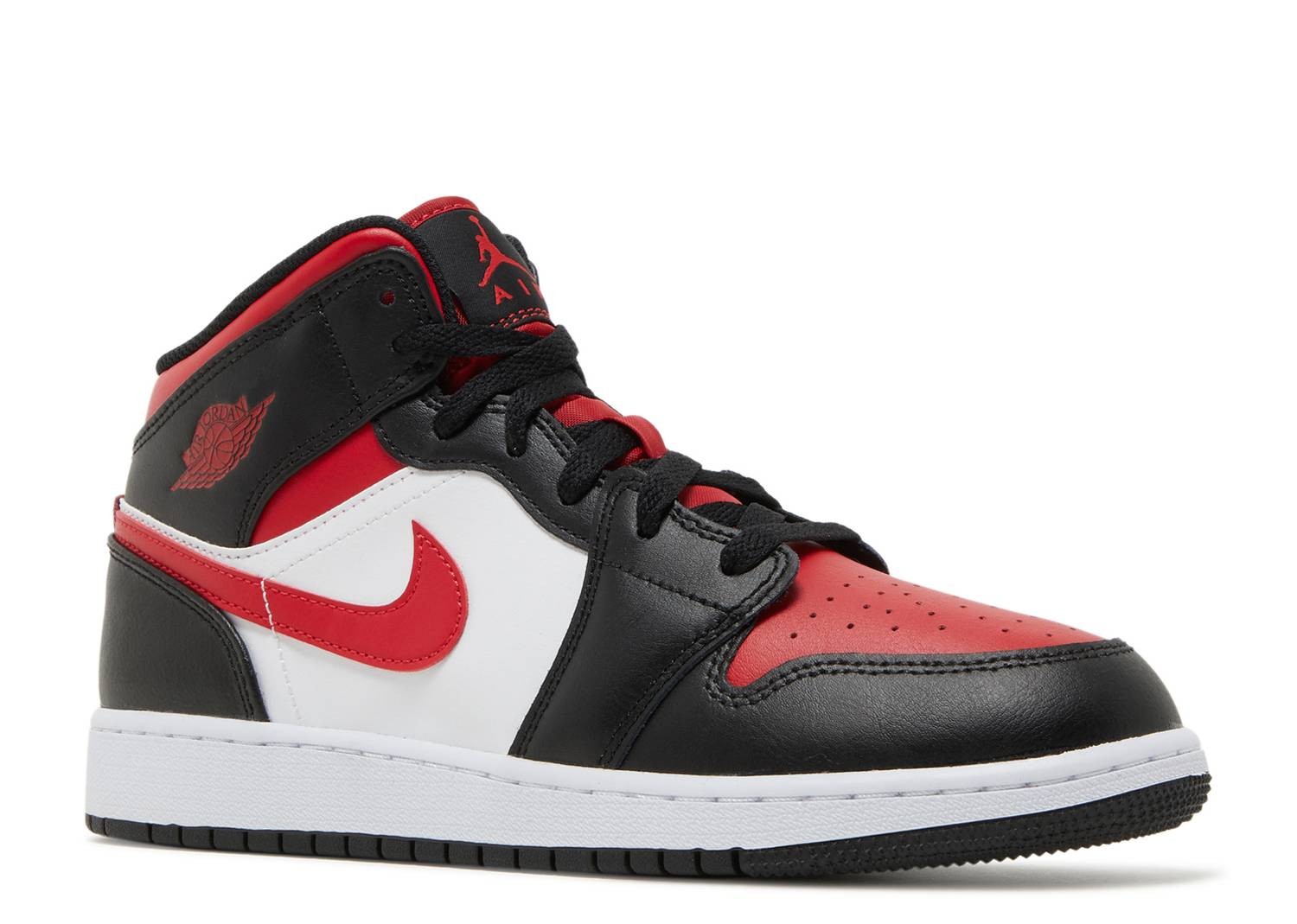 Air Jordan 1 Mid Fire Red (GS)