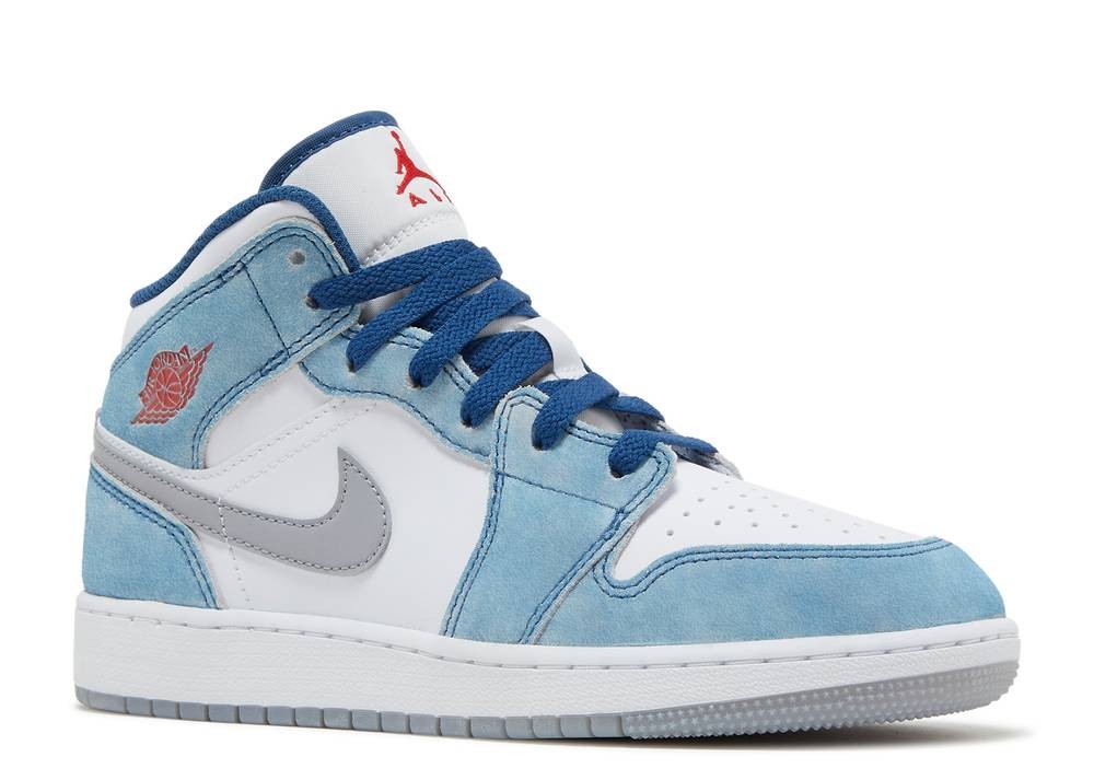 Air Jordan 1 Mid French Blue (GS)