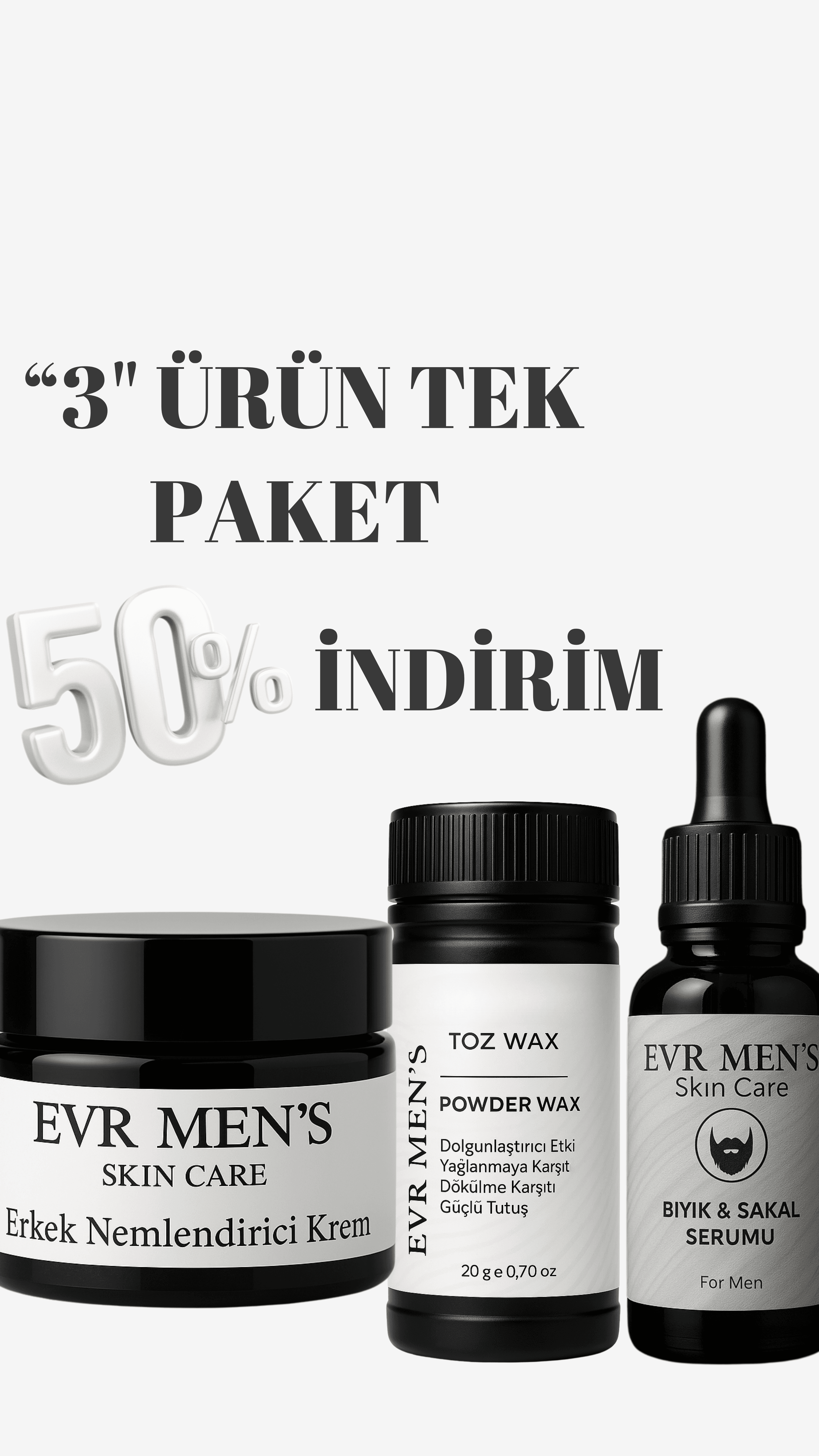 3 Ürün Tek Paket!!