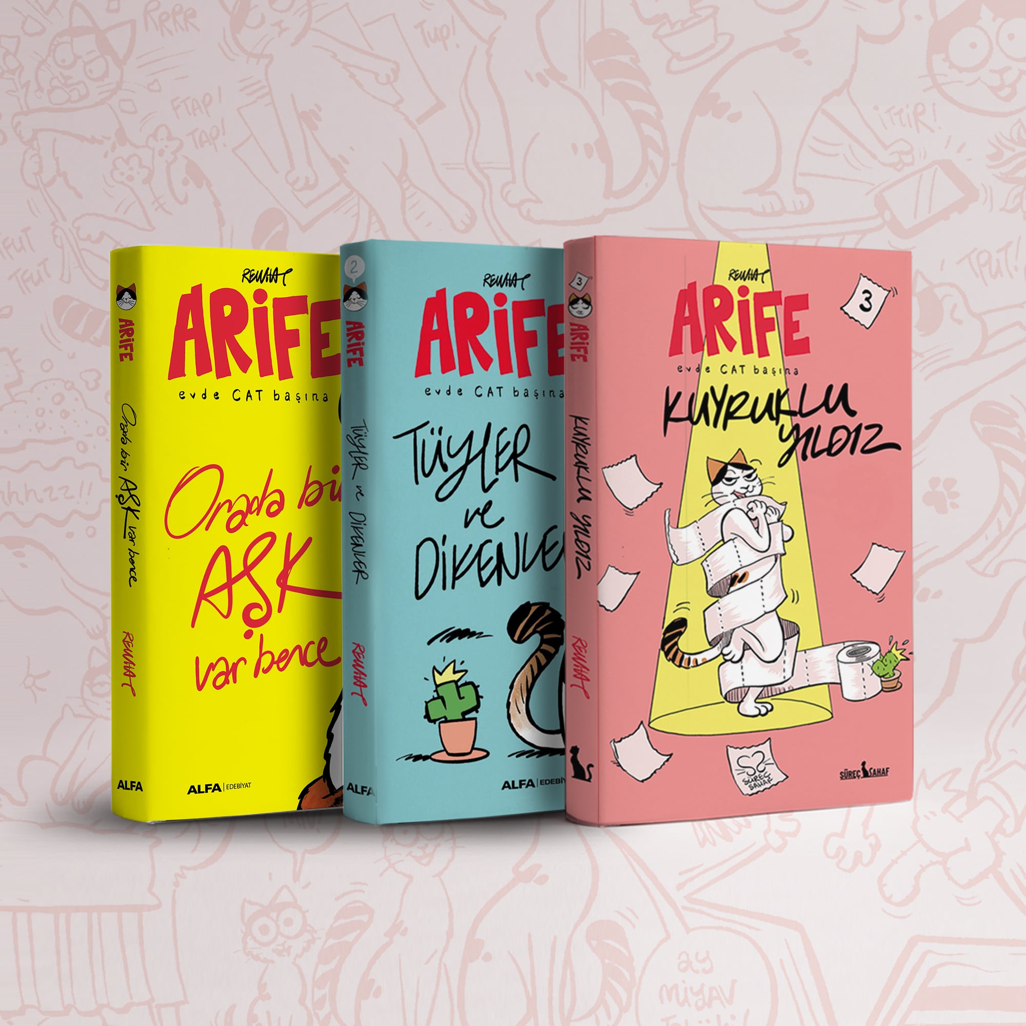 Kedi Üçlemesi - 3 Arife Kitabı Bir Arada