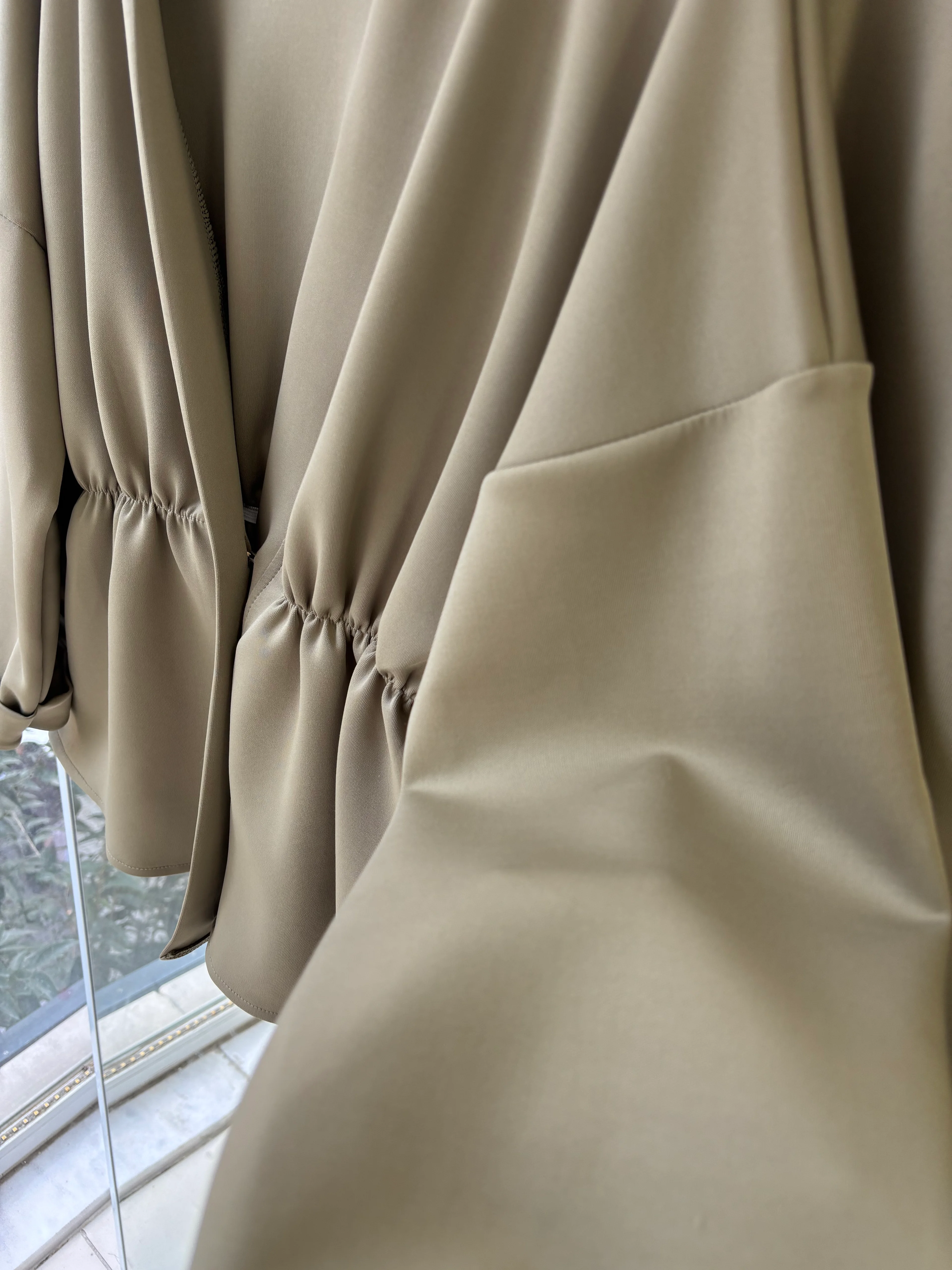 TEK DÜĞMELİ SCUBA KUMAŞ MAGE TAKIM YEŞİL