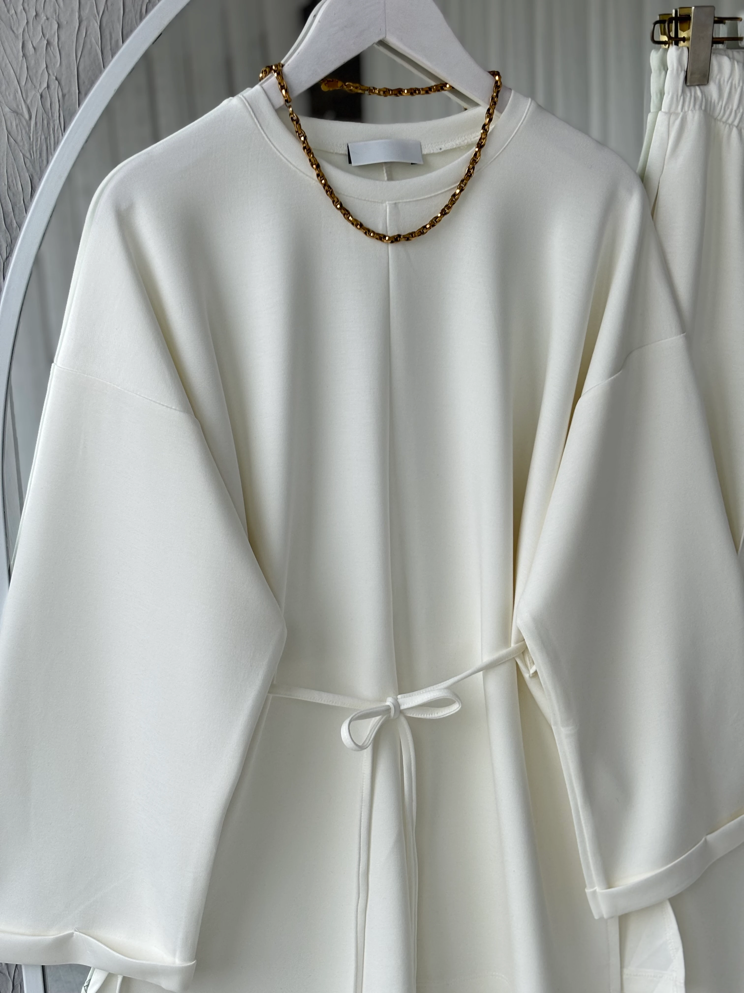 MUADİL OYS LİZA TAKIM -BEYAZ