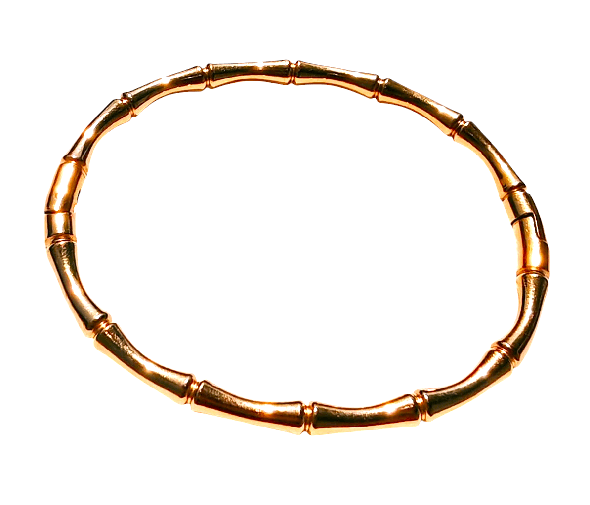 Çıtır baget elips kelepçe bileklik ( Gold)