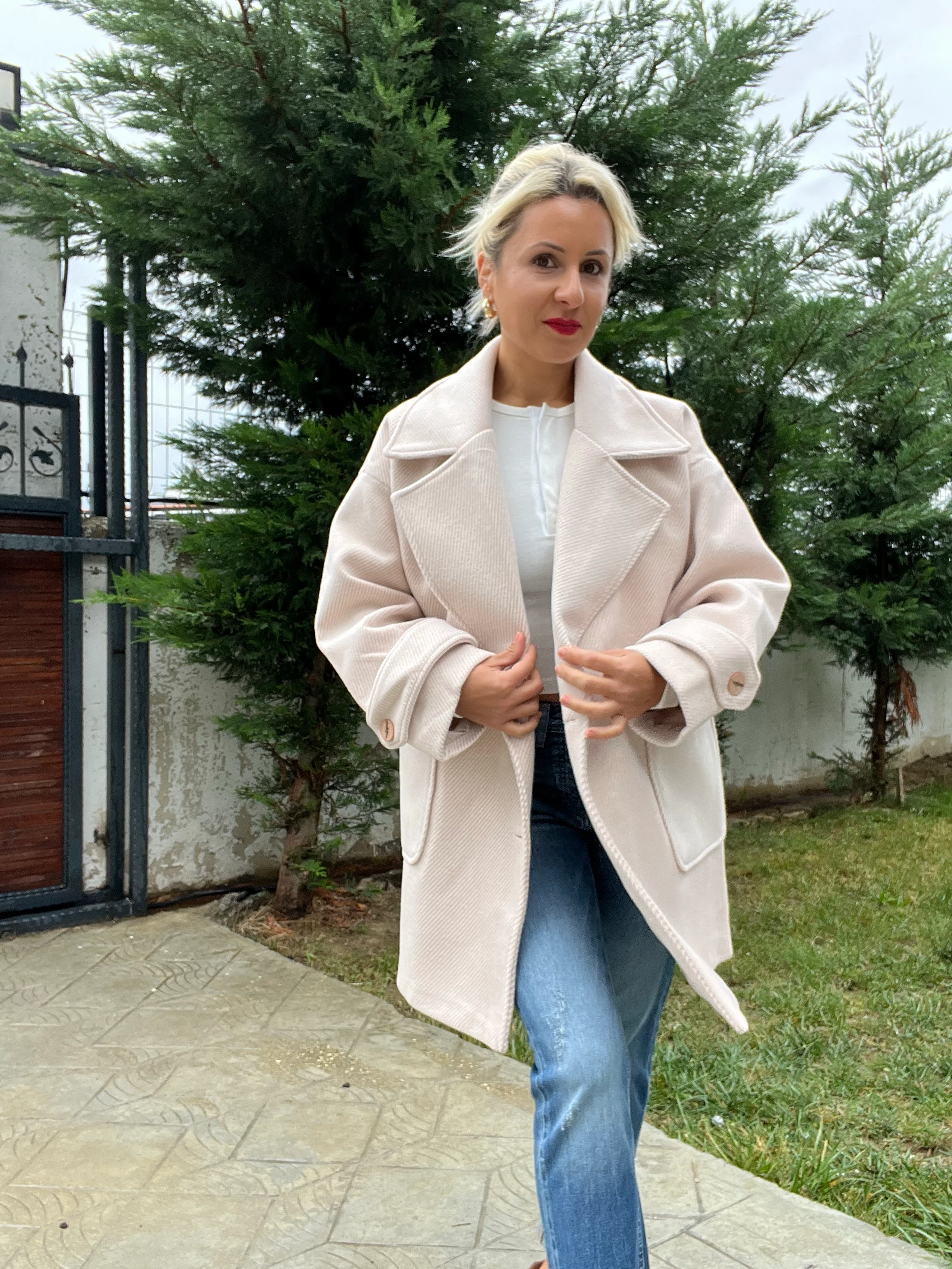 Düşük Kol Kaban Vizon 