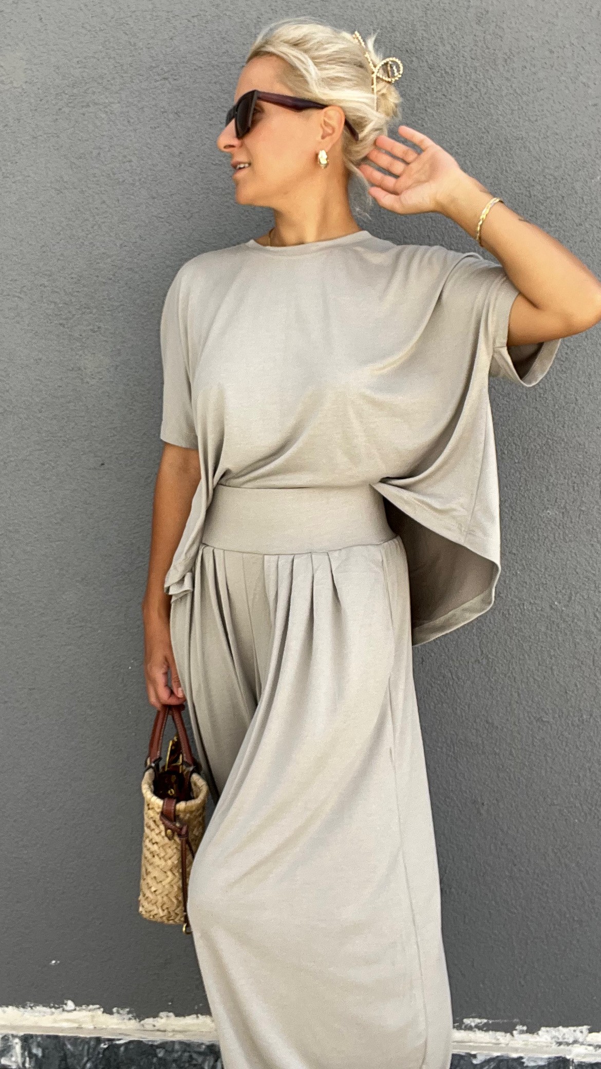 Şalvar Model Pantolon Tişört Takım 