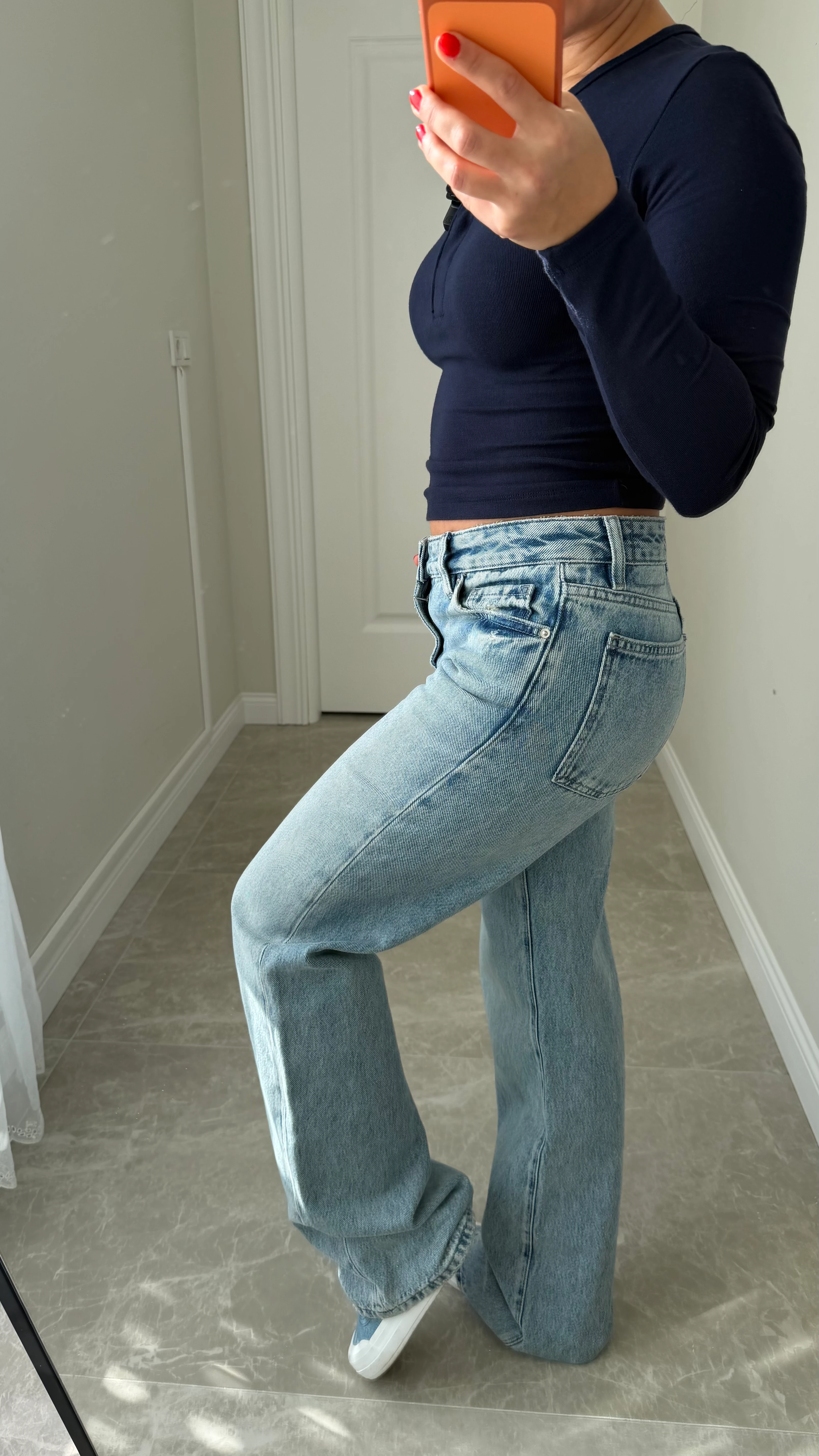 Vintage Blue Straiht Fit Jean