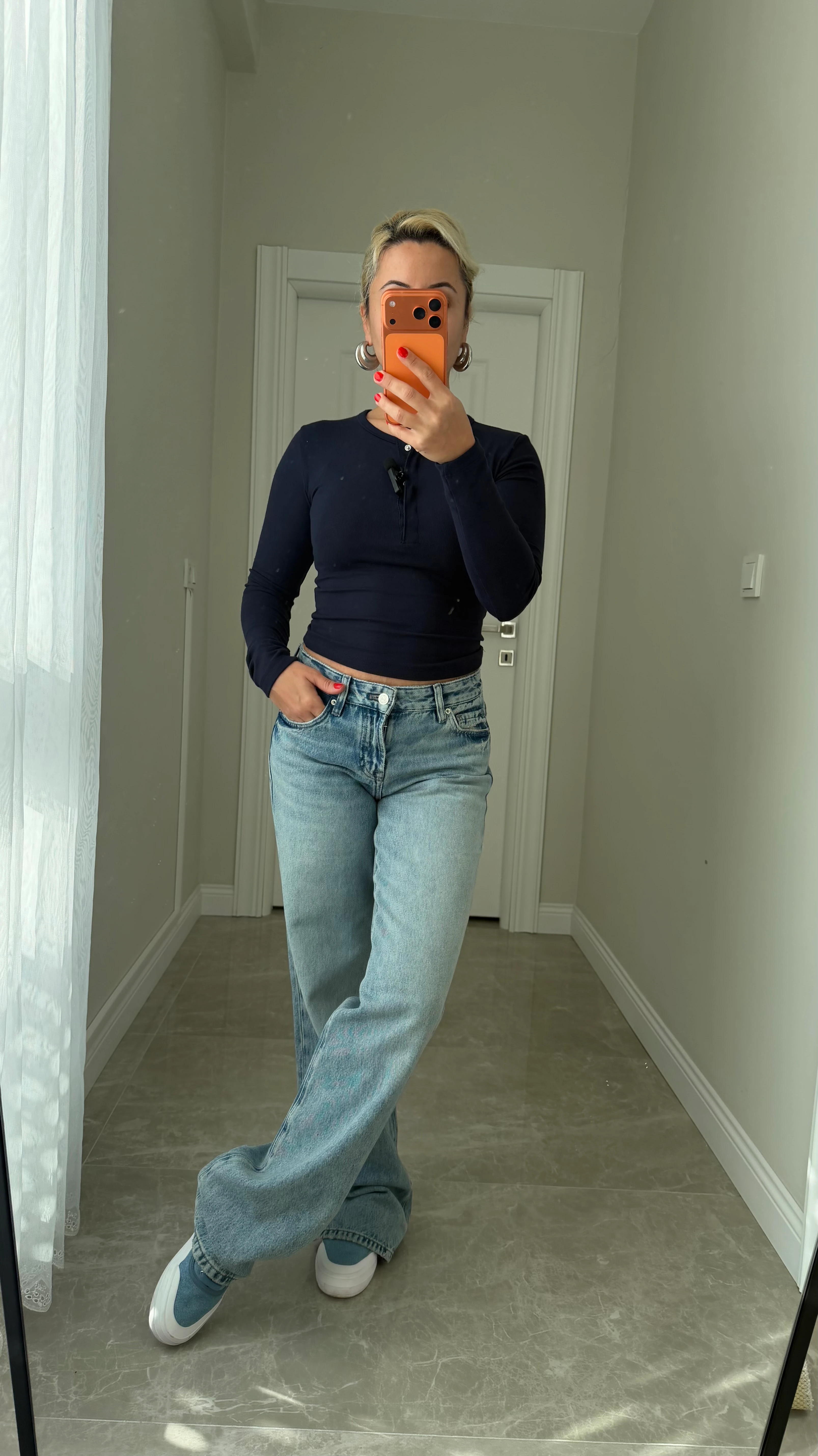 Vintage Blue Straiht Fit Jean