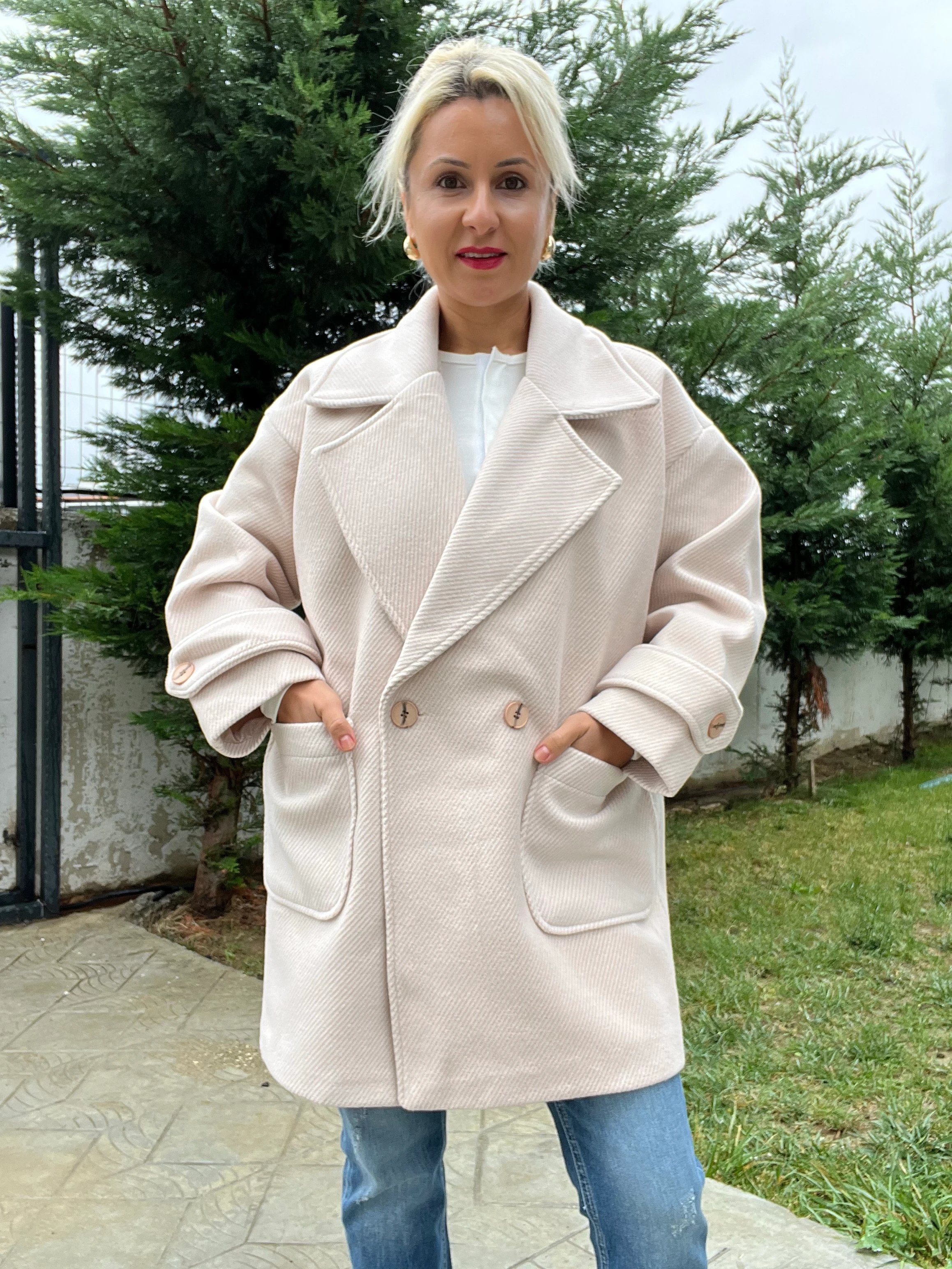 Düşük Kol Kaban Vizon 